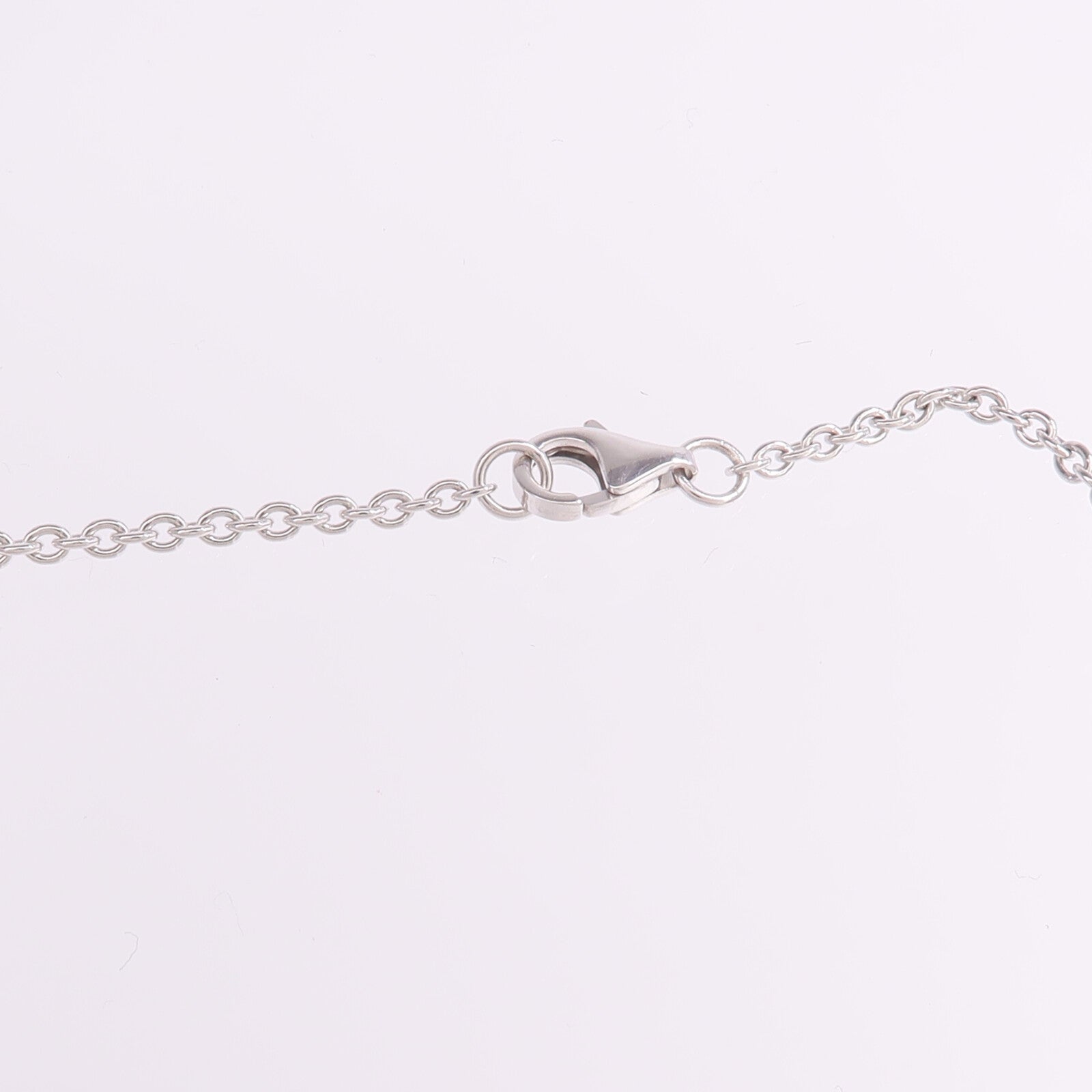 CARTIER 18K白金Love Necklace項鍊