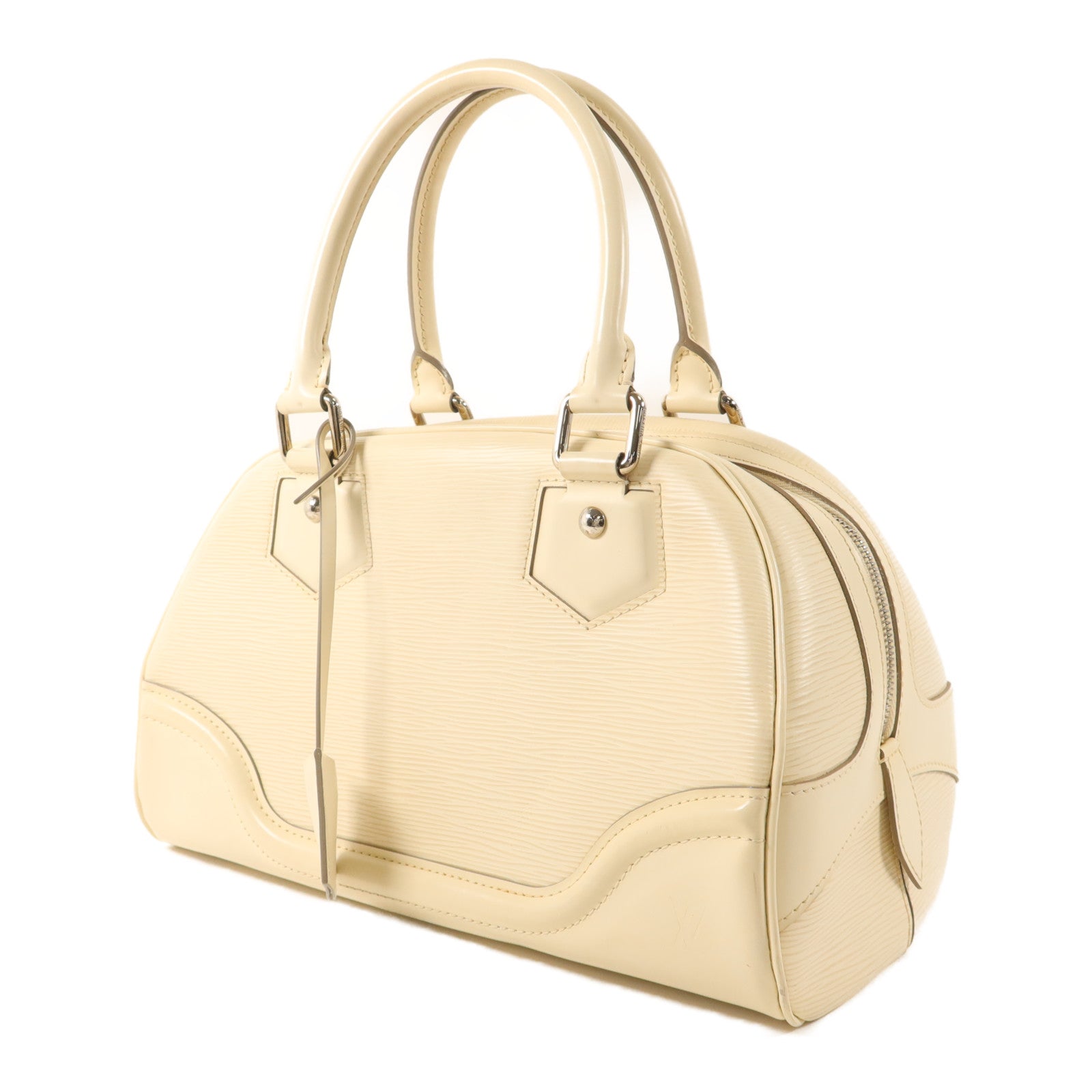 LOUIS VUITTON 【激減優惠】Epi Bowling Montaigne PM銀扣手挽袋