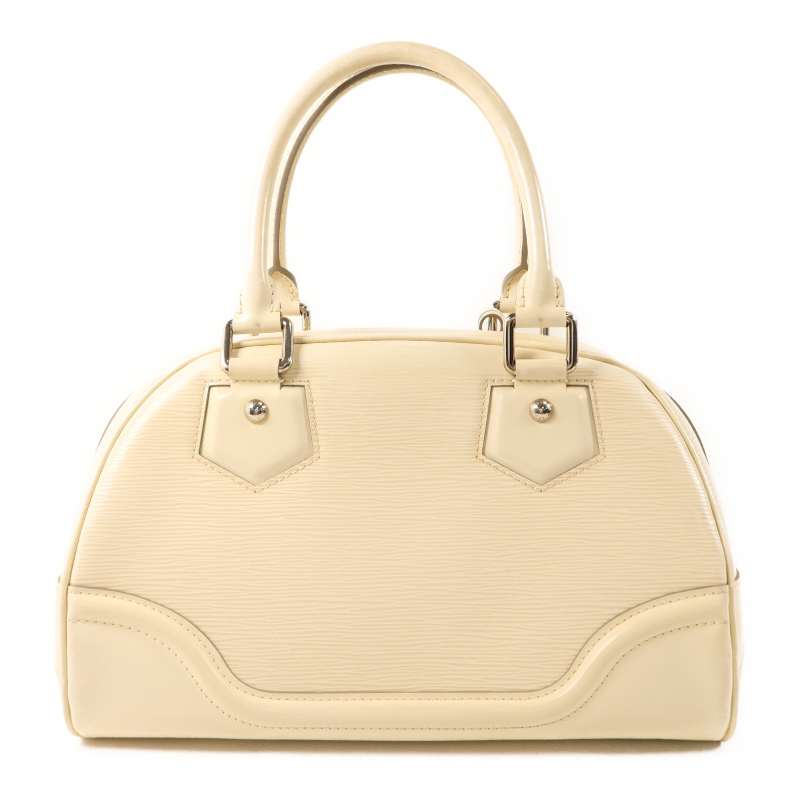 LOUIS VUITTON 【激減優惠】Epi Bowling Montaigne PM銀扣手挽袋
