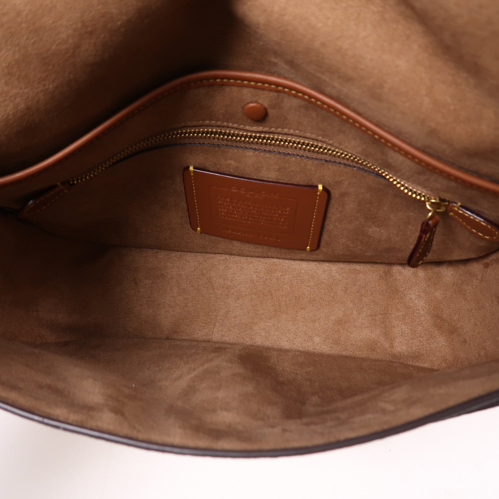 COACH 塗層帆布Field Messenger Bag金扣鏈帶肩背袋