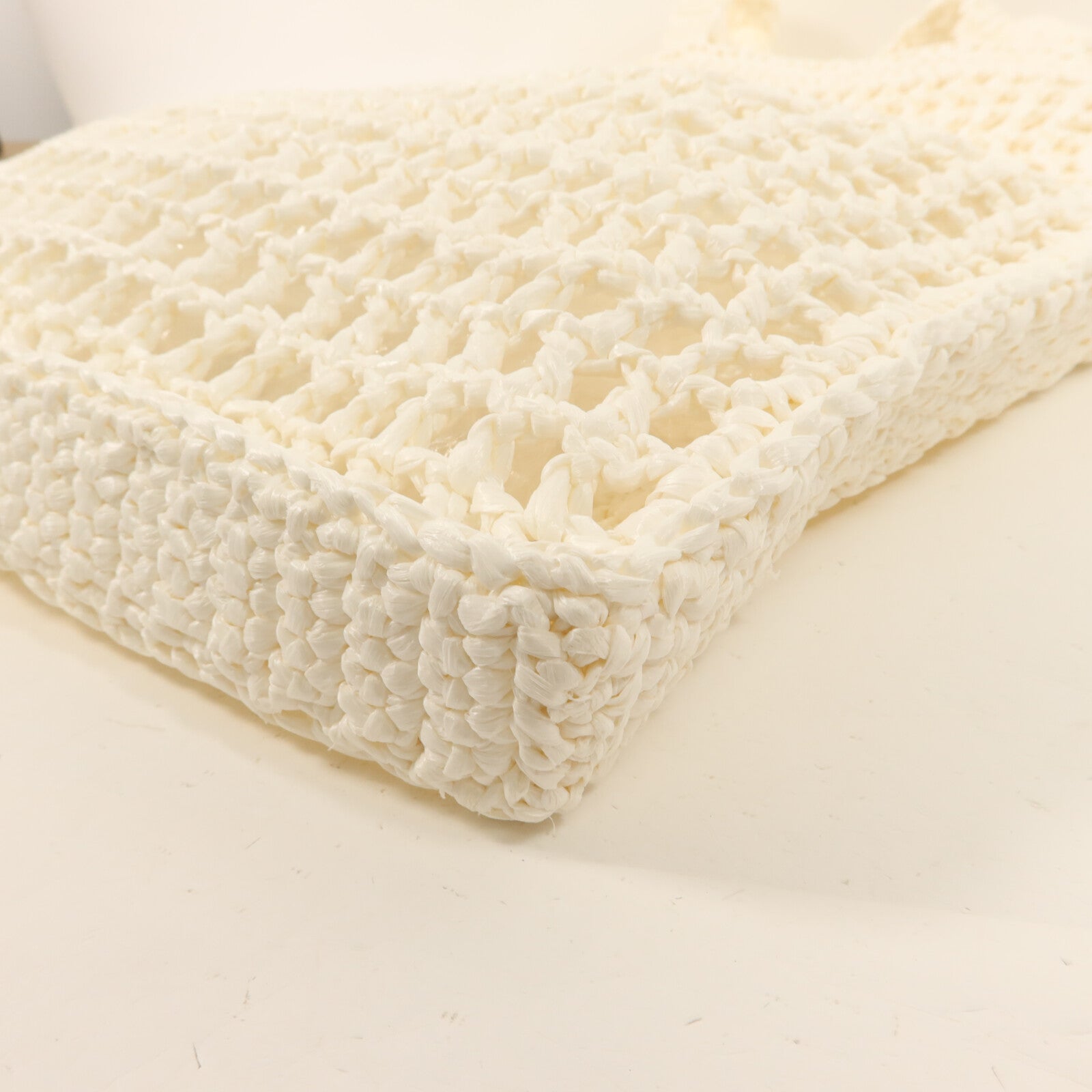 PRADA 酒椰Crochet Tote Bag手挽袋