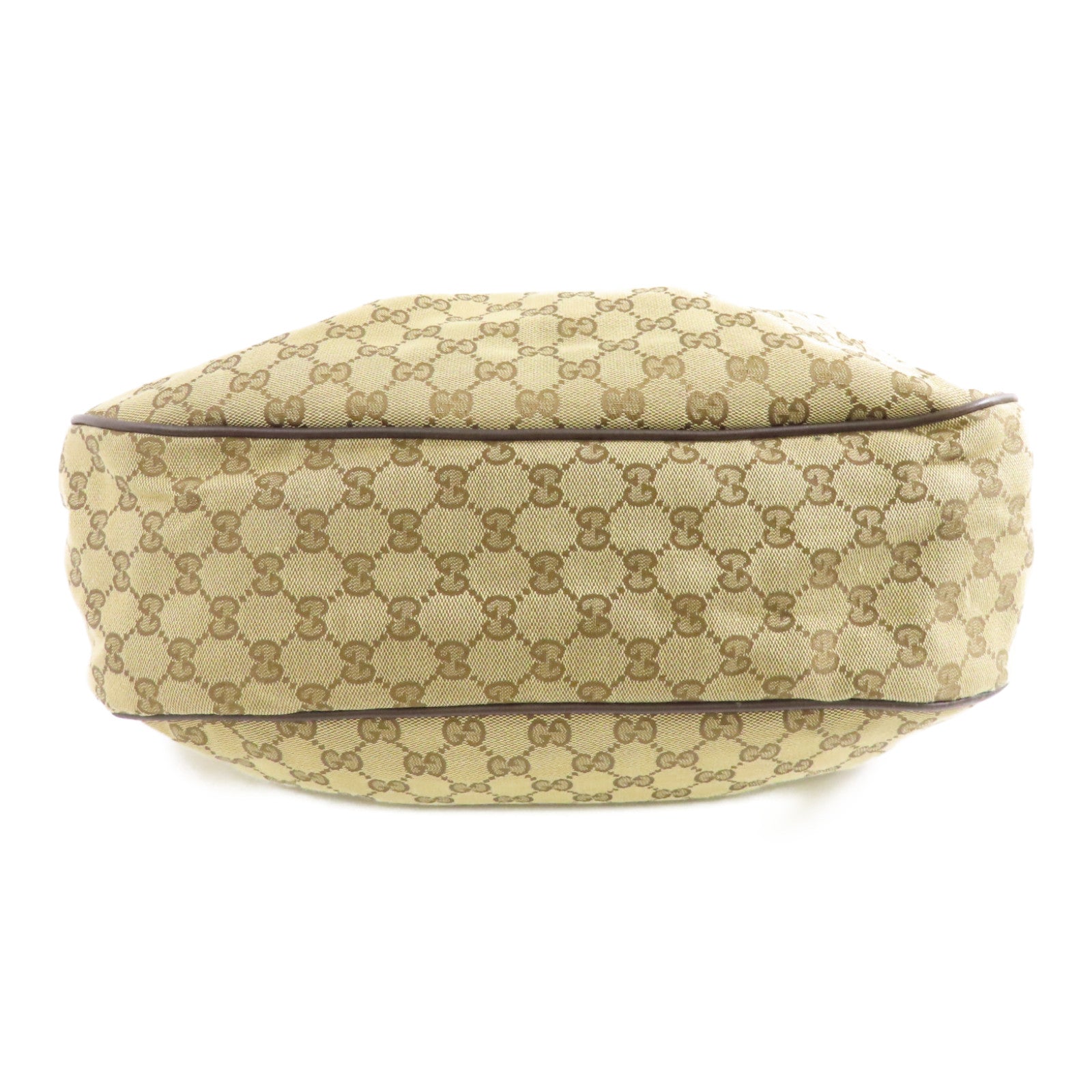 GUCCI 帆布Shoulder Bag金扣肩背袋啡色