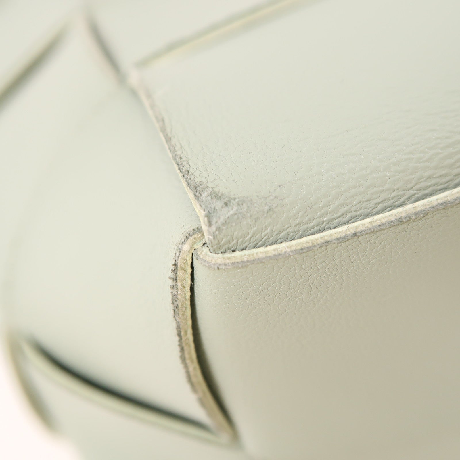 BOTTEGA VENETA 牛皮皮革Shoulder Bag肩背袋淺綠色