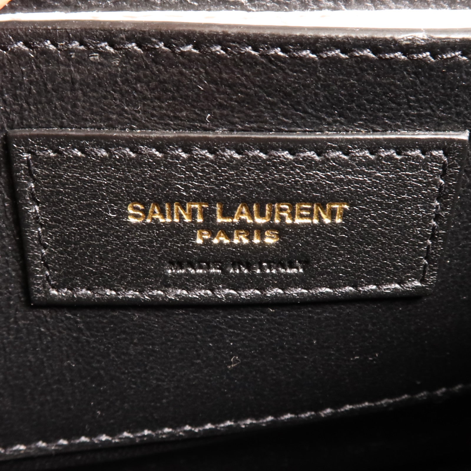 YVES SAINT LAURENT 牛皮皮革Cassandra Mini金扣手挽肩背兩用袋