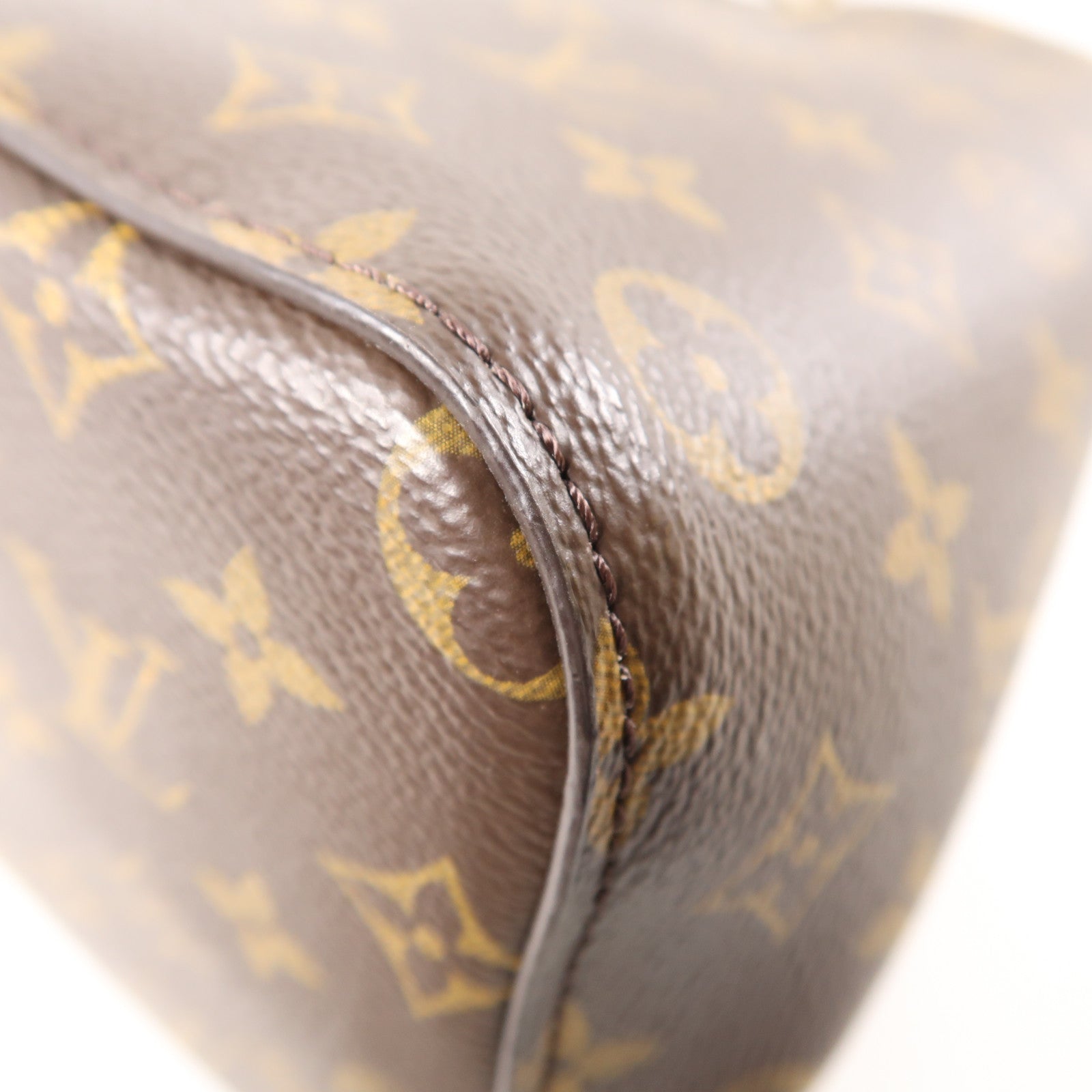 LOUIS VUITTON Monogram NeoNoe MM金扣肩背袋棕色