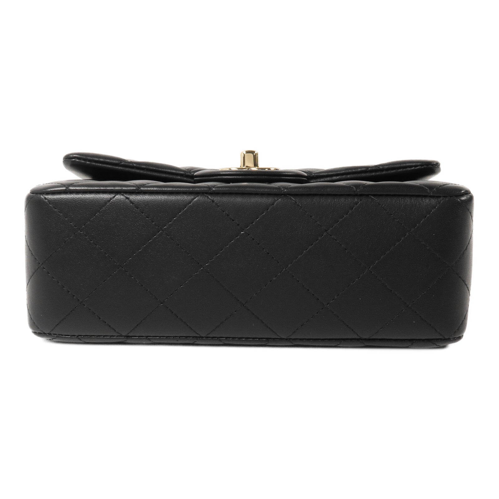 CHANEL 羊皮皮革Mini Classic Flap Bag With Handle手挽肩背兩用袋