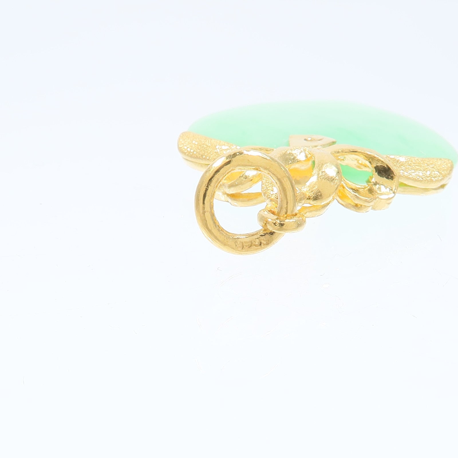 JEWELRY 24K黃金Jade Pendant Top翡翠吊墜