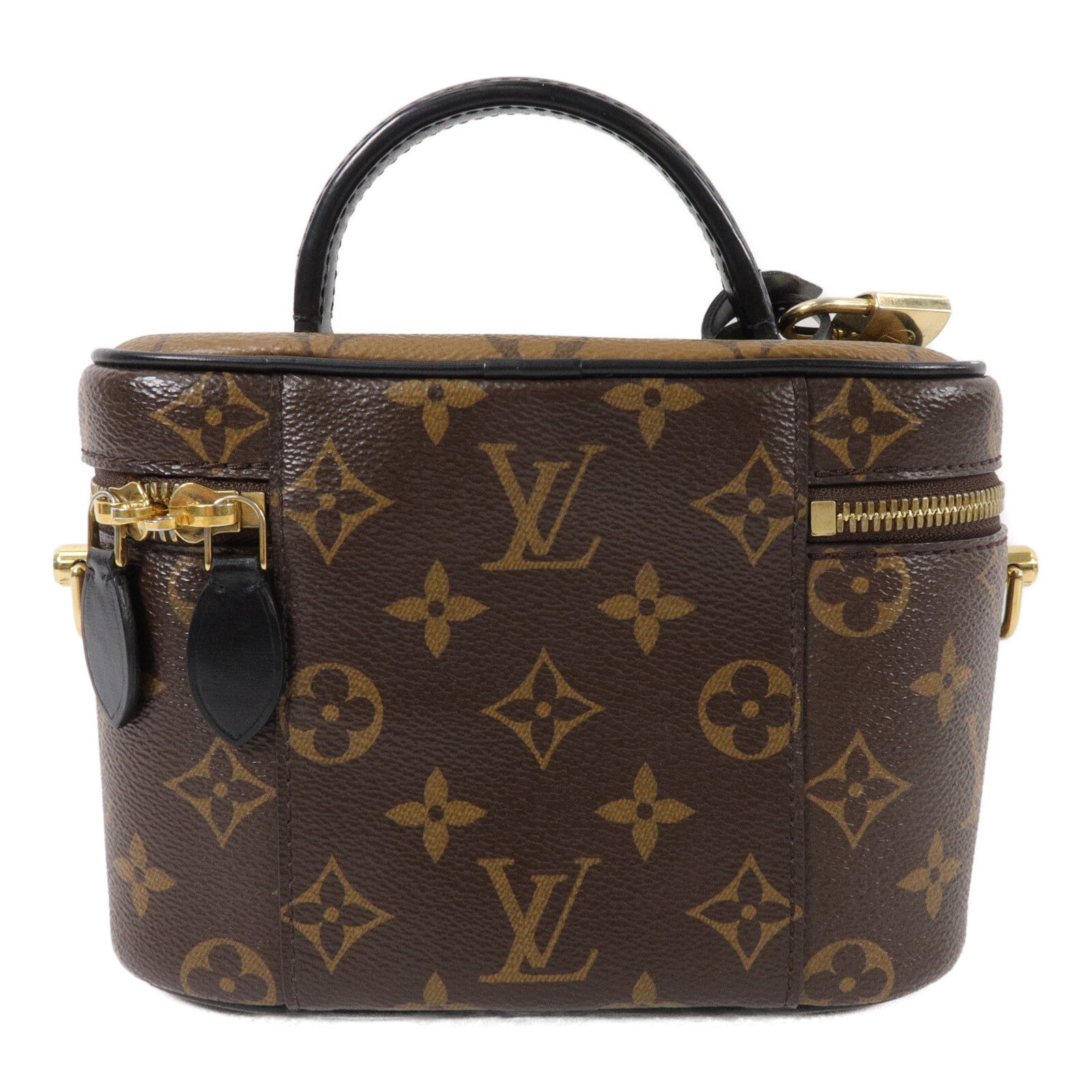 LOUIS VUITTON Monogram Reverse Vanity PM手挽肩背兩用袋