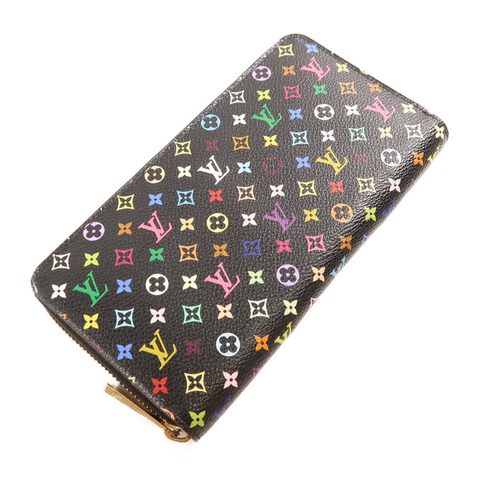 LOUIS VUITTON Monogram Multicolore Zipper Long Wallet金扣長錢包