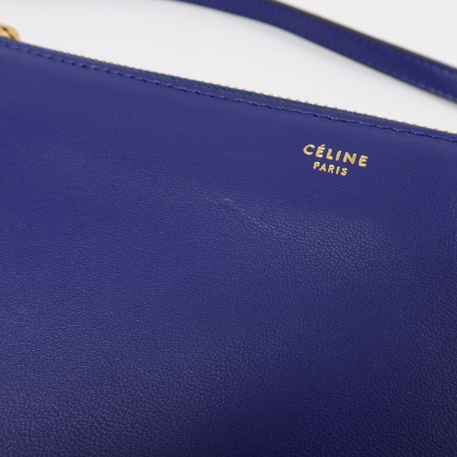 CELINE 牛皮皮革Trio Large肩背袋