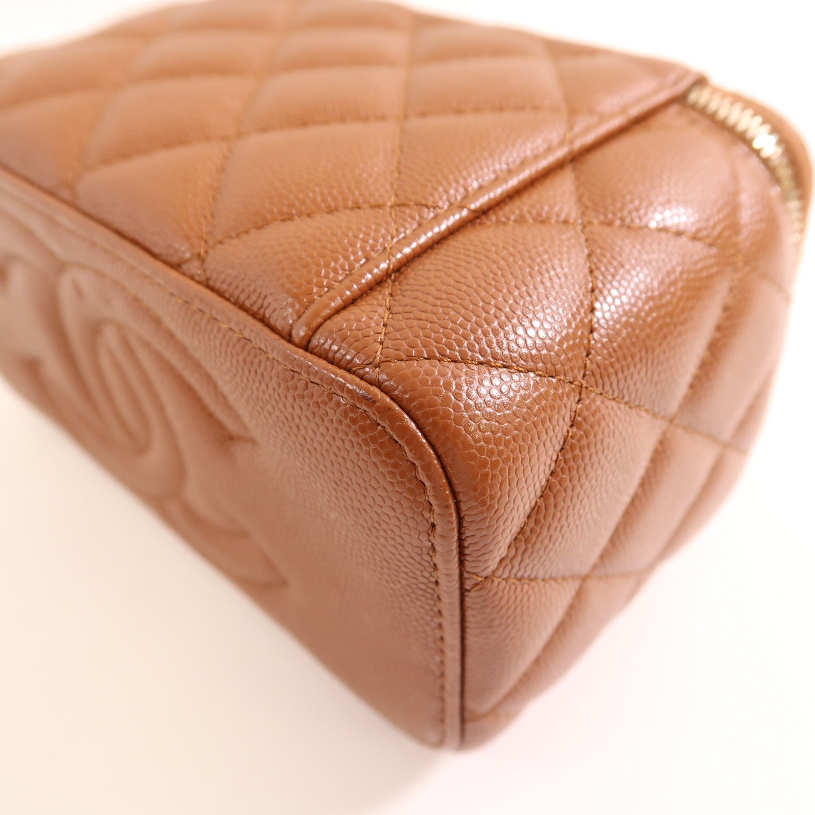 CHANEL 牛皮皮革Shoulder bag金扣鏈帶肩背袋