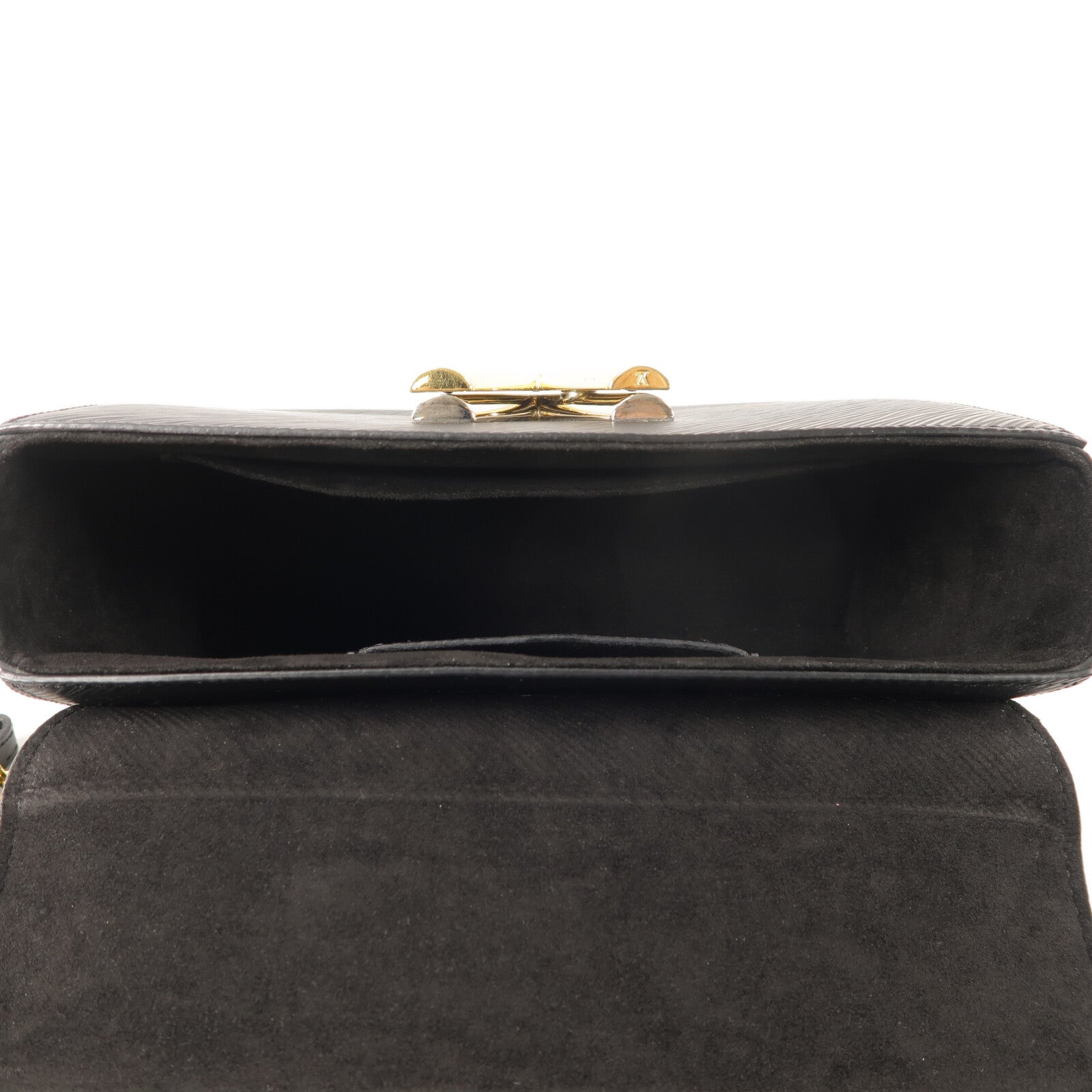 LOUIS VUITTON Epi Twist MM金扣鏈帶肩背袋