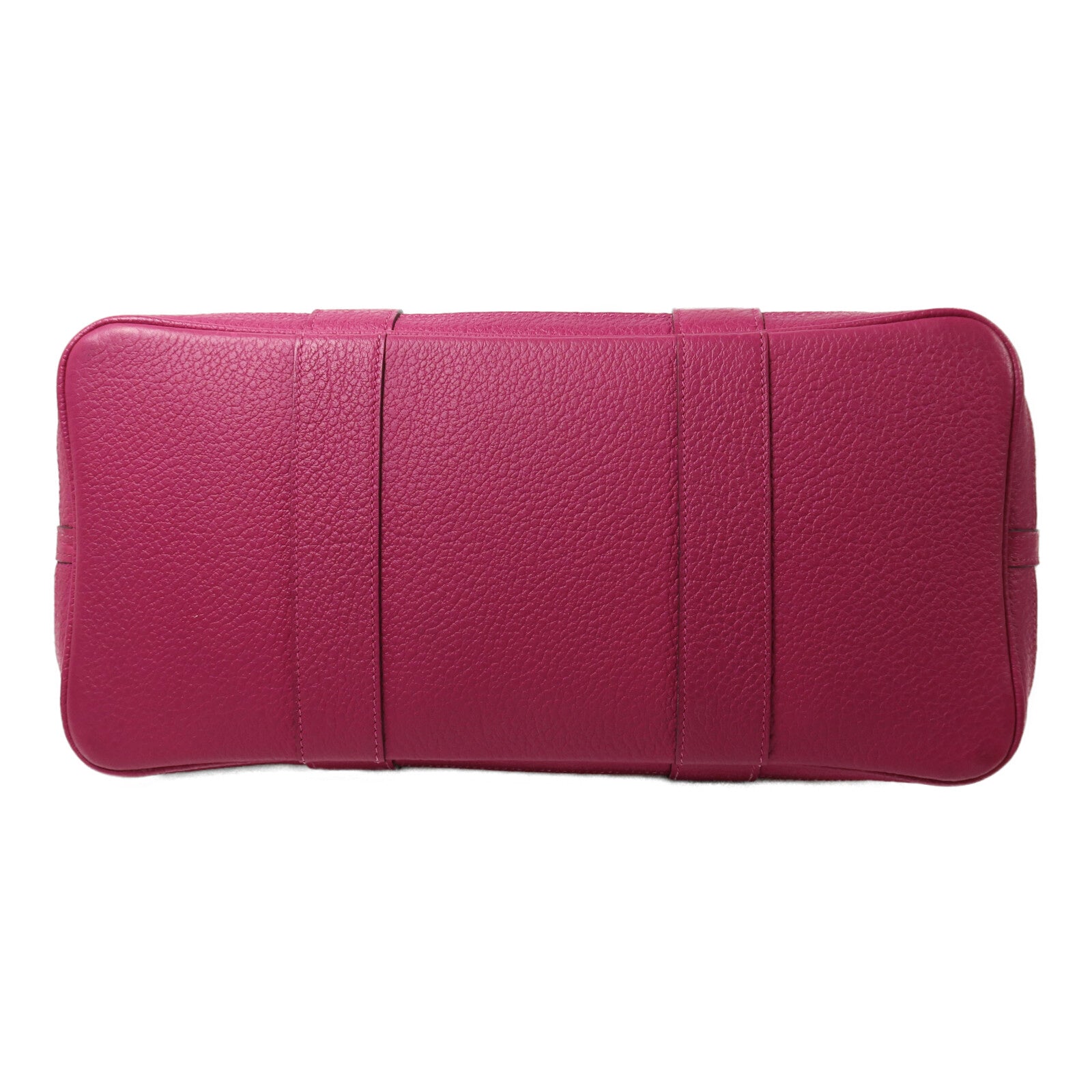 HERMES Toile H帆布Garden Party PM手挽袋Rose Pourpre