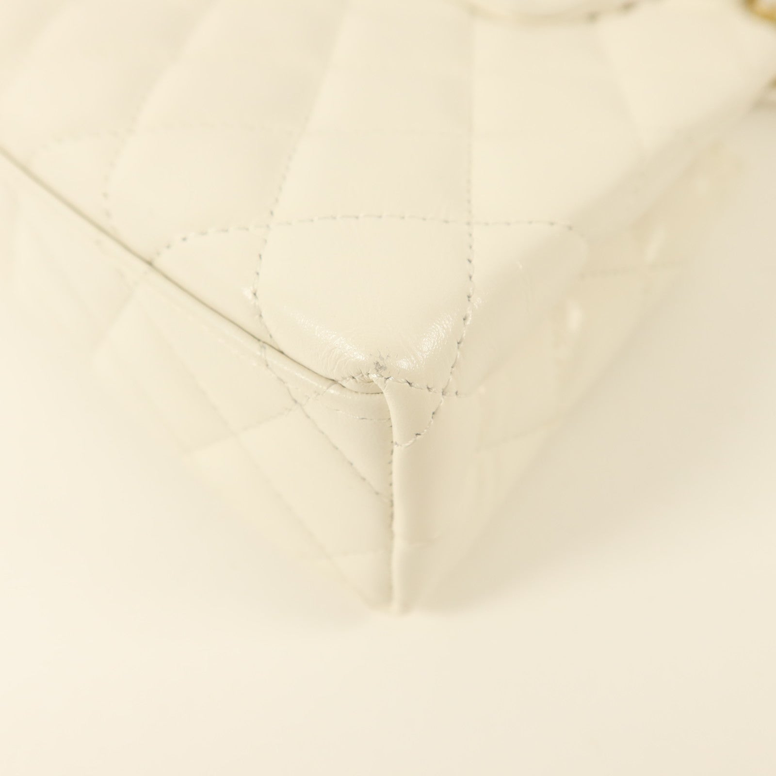 CHANEL 牛皮皮革Kelly Bag金扣鏈帶手挽肩背兩用袋