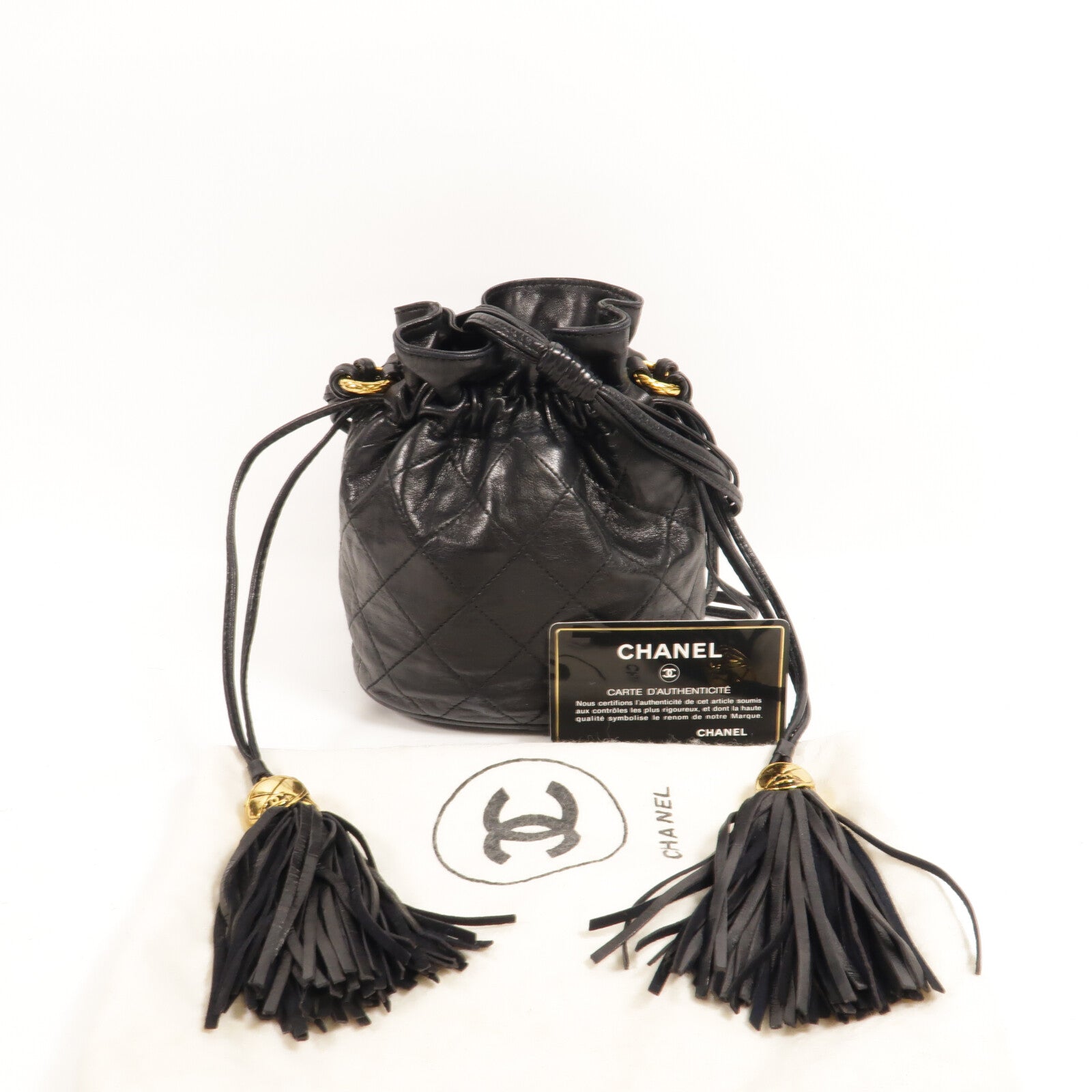 CHANEL 羊皮皮革Vintage Bucket肩背袋