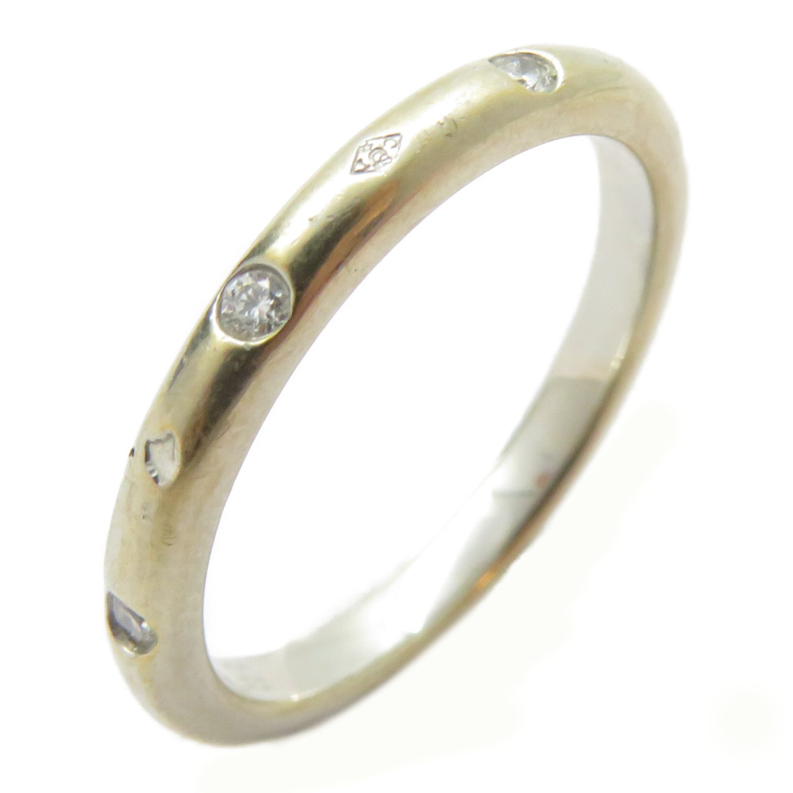 Chaumet PT950鉑金Diamond Ring鑽石戒指Chaumet#55/US#7