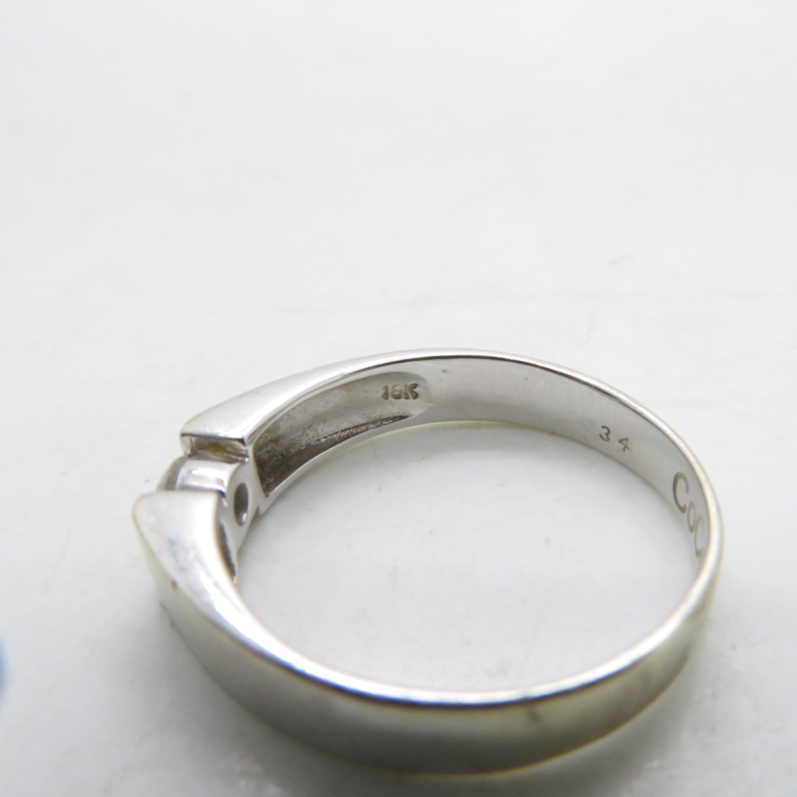 JEWELRY 【激減優惠】18K白金Diamond Ring 0.34ct鑽石戒指US#9.25