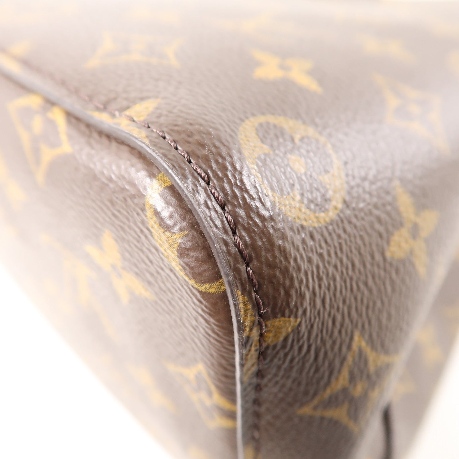 LOUIS VUITTON Monogram NeoNoe MM金扣肩背袋棕色