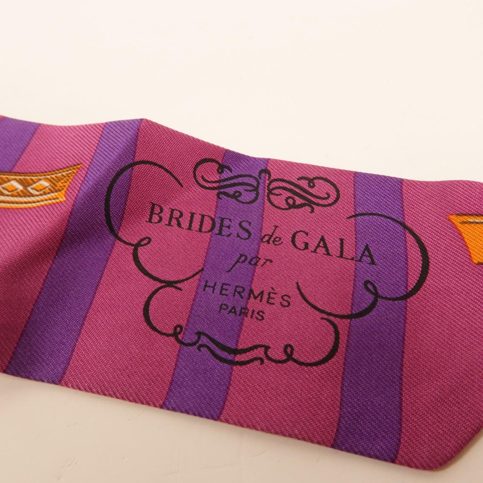 HERMES 絲質Twilly絲巾