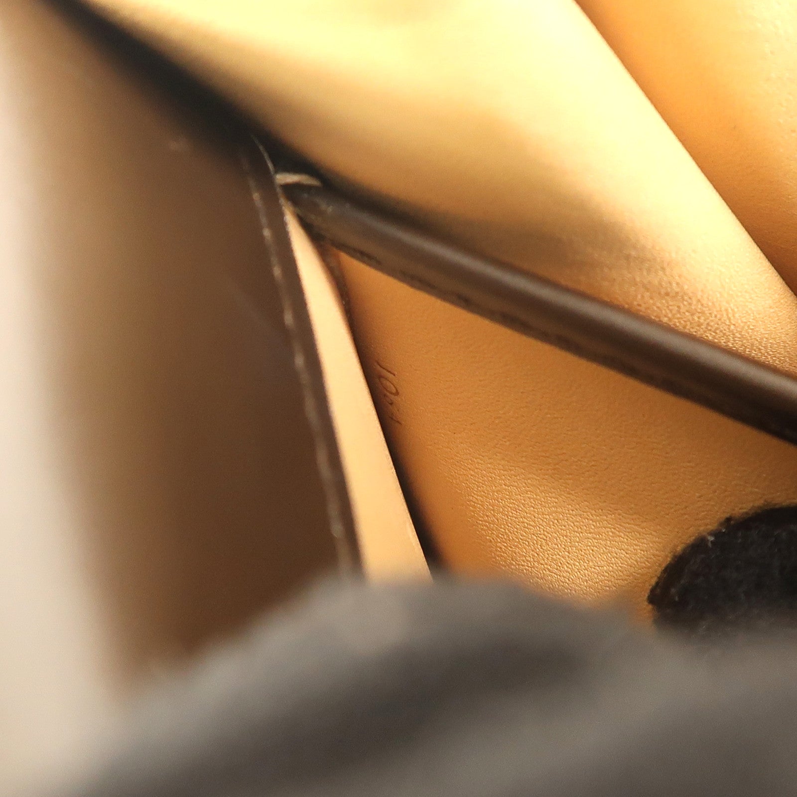 Delvaux 牛皮皮革Brillant Mini金扣手挽肩背兩用袋