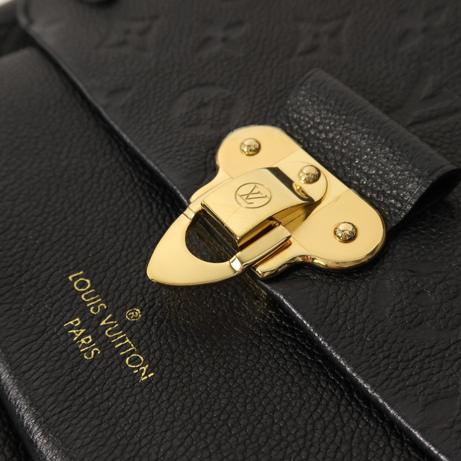 LOUIS VUITTON Monogram Empreinte Vavin PM金扣鏈帶肩背袋