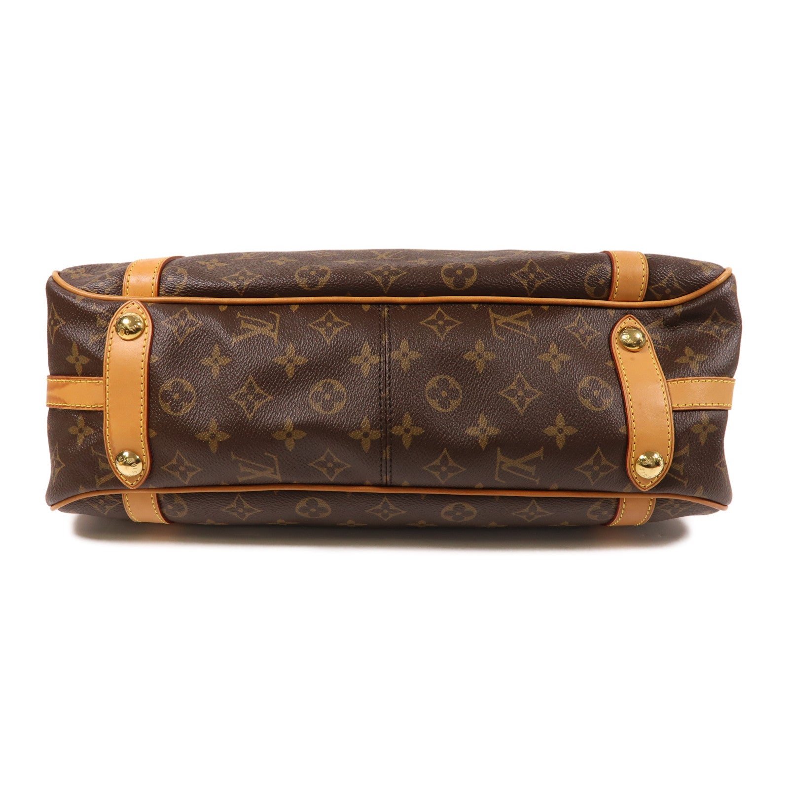 LOUIS VUITTON Monogram Stresa PM肩背袋棕色