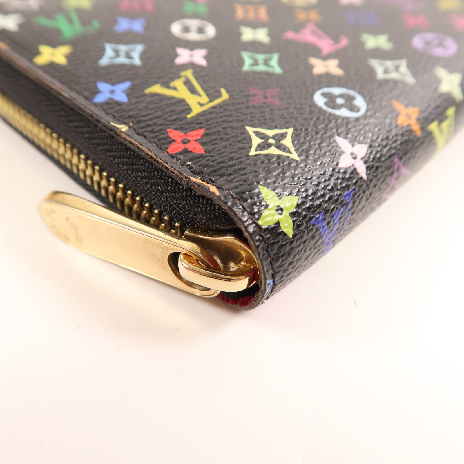 LOUIS VUITTON Monogram Multicolore Zipper Long Wallet金扣長錢包