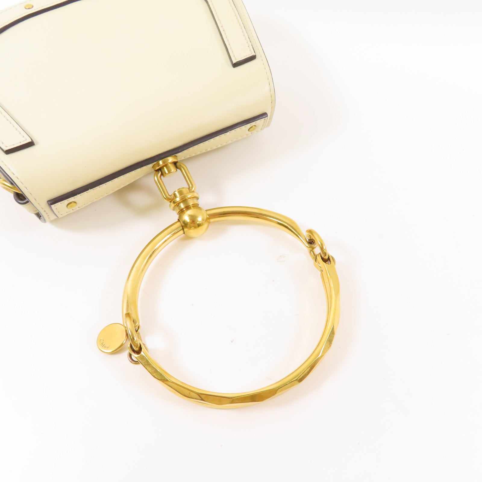 Chloe 牛皮皮革Nile金扣手挽肩背兩用袋