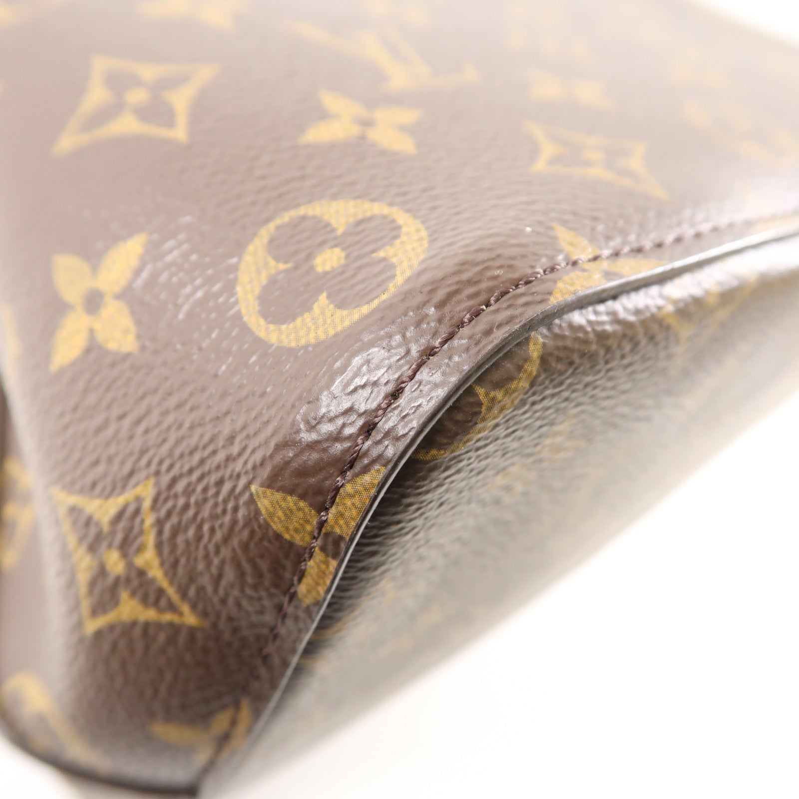 LOUIS VUITTON Monogram NeoNoe MM金扣肩背袋棕色