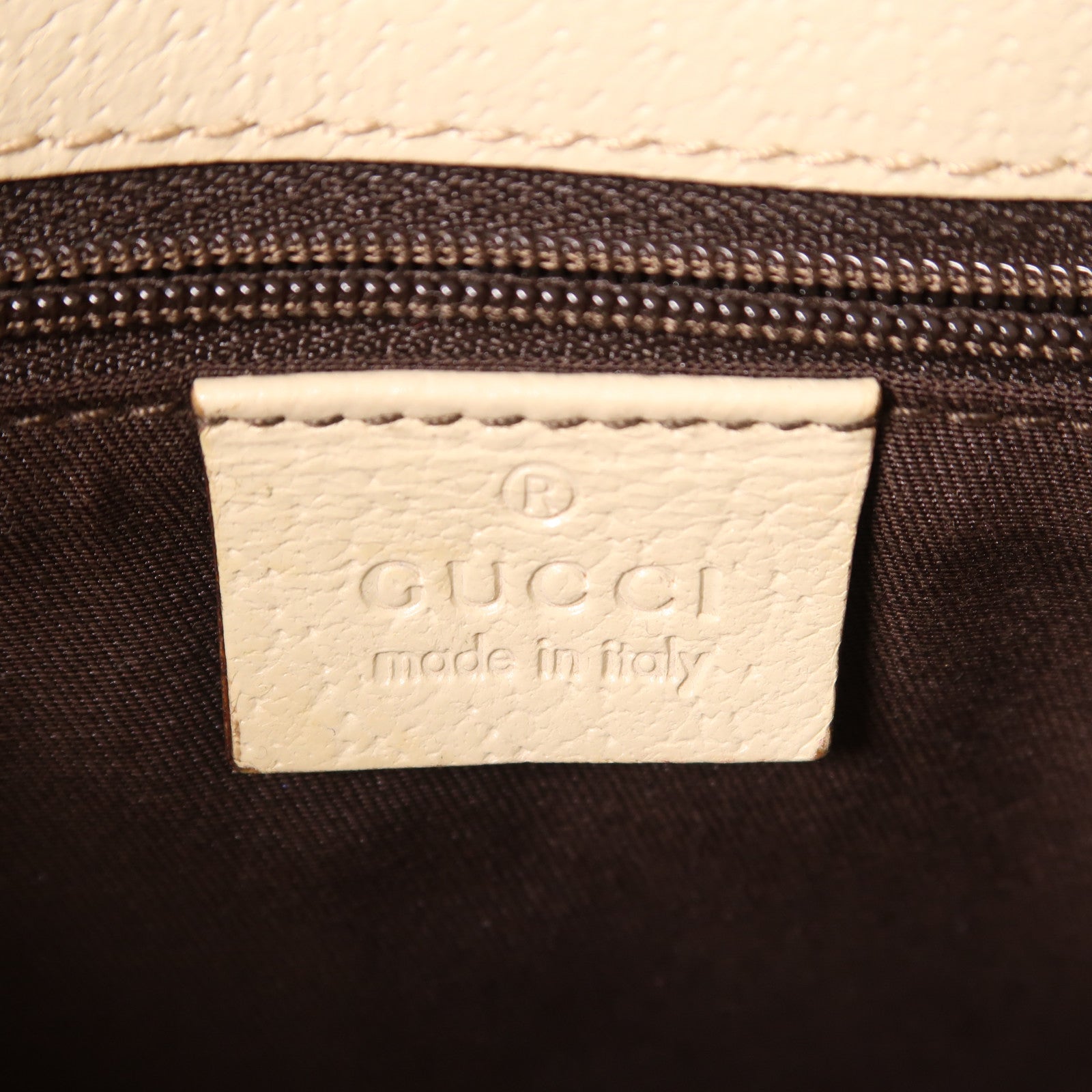 GUCCI 帆布/皮革Shoulder Bag金扣肩背袋