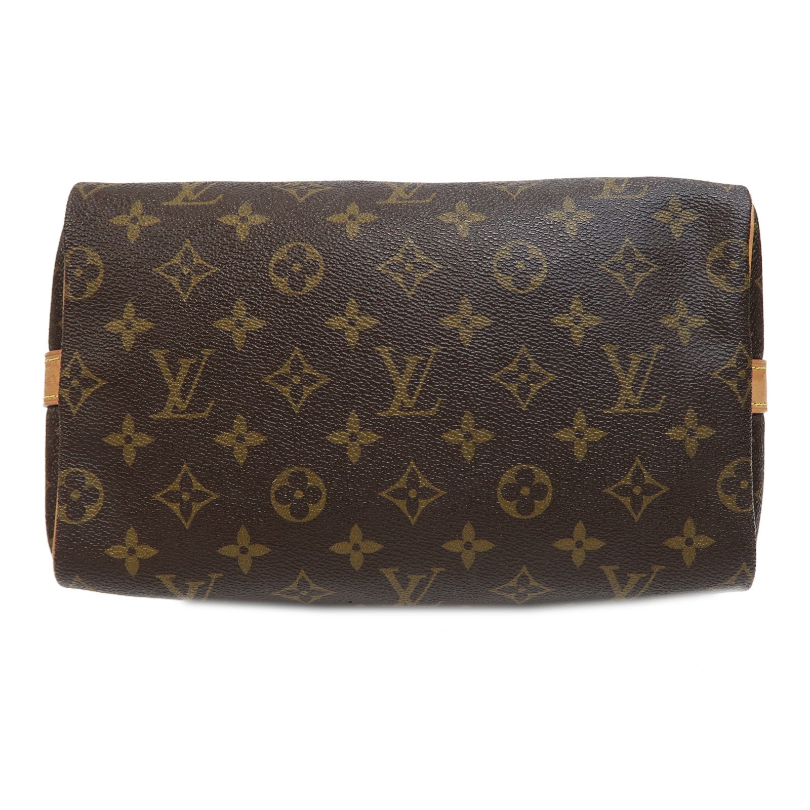 LOUIS VUITTON Monogram Speedy 25金扣手挽肩背兩用袋啡色