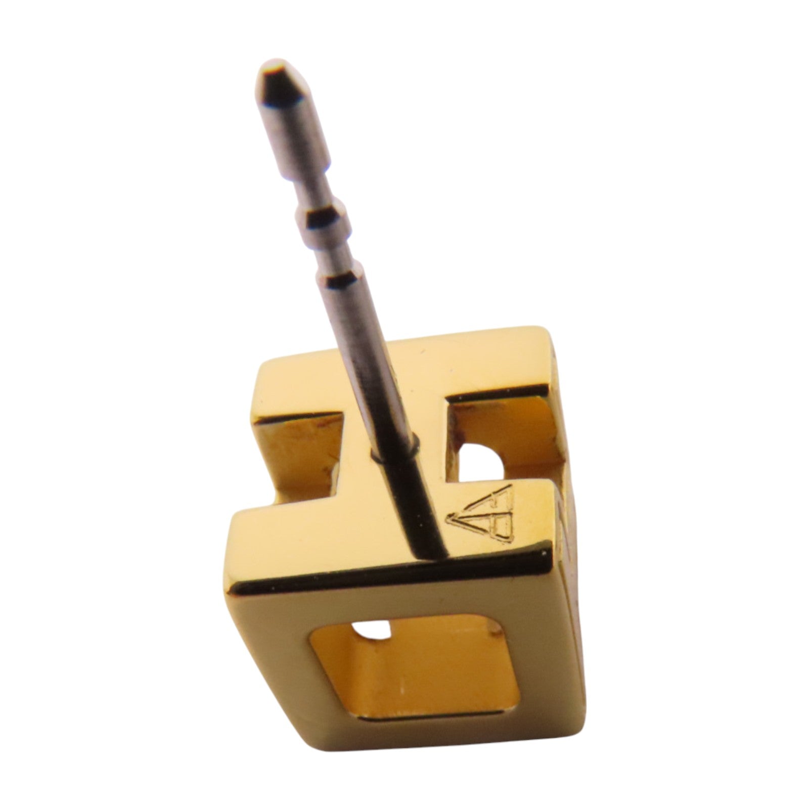 HERMES 金屬/琺瑯Caged H Earrings金扣耳環