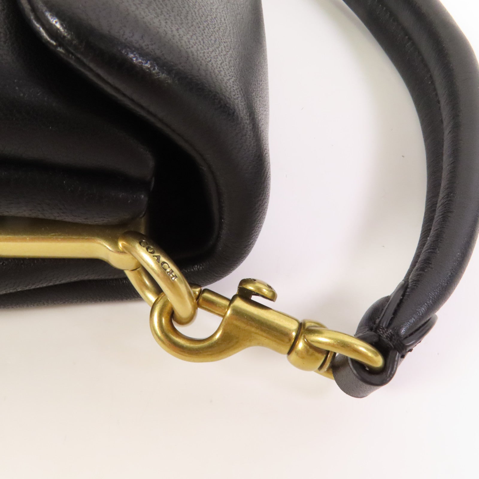 COACH 羊皮皮革Tabby Bag金扣手挽肩背兩用袋