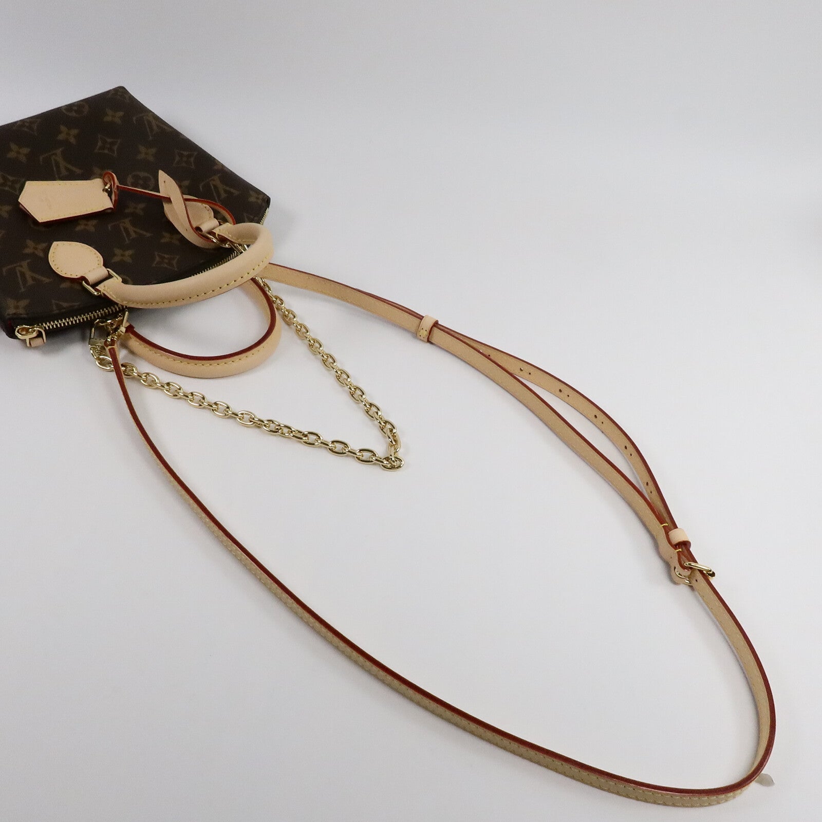 LOUIS VUITTON Monogram Lockit BB手挽肩背兩用袋