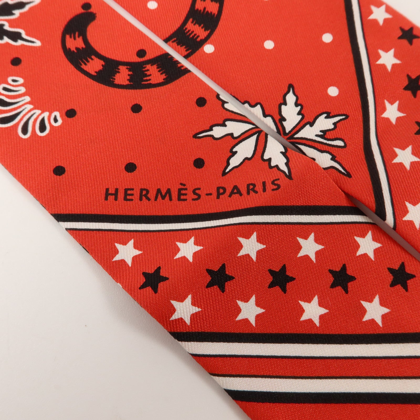 HERMES 絲質Twilly絲巾