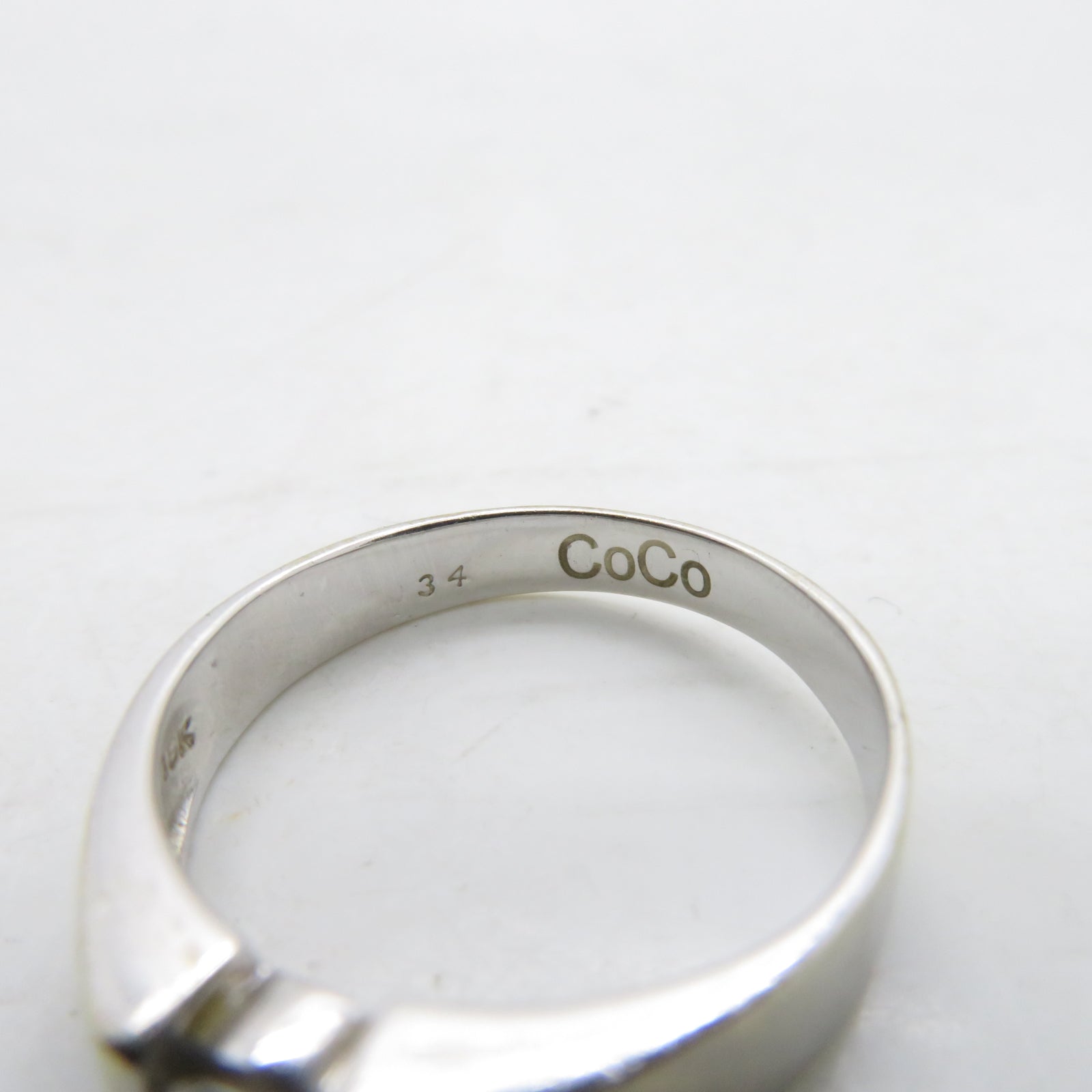 JEWELRY 【激減優惠】18K白金Diamond Ring 0.34ct鑽石戒指US#9.25