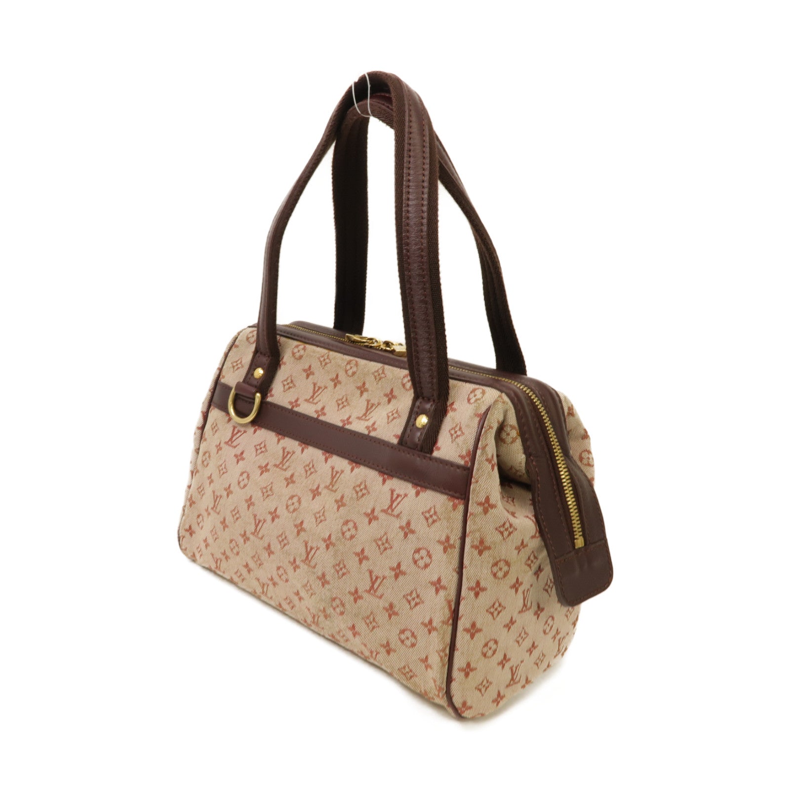 LOUIS VUITTON Monogram Mini Josephine PM金扣肩背袋粉紅色
