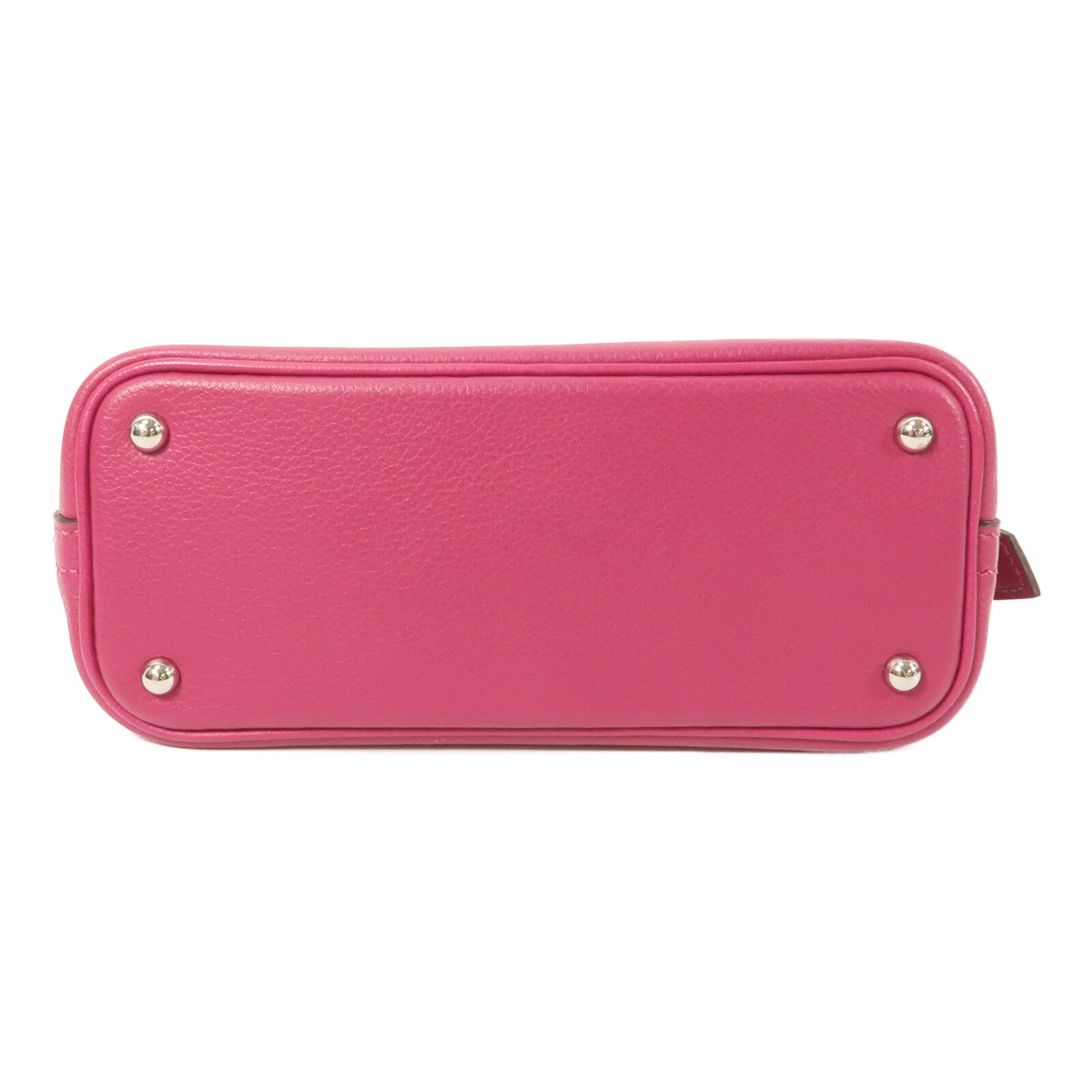HERMES Evercolor皮革Mini Bolide 1923手挽肩背兩用袋Rose Pourpre