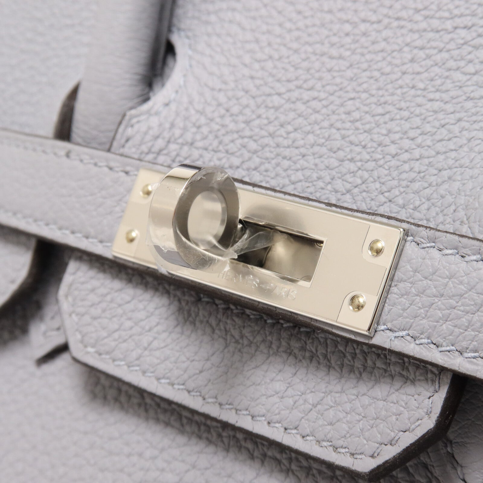 HERMES Togo皮革Birkin 25手挽袋Gris Pantin
