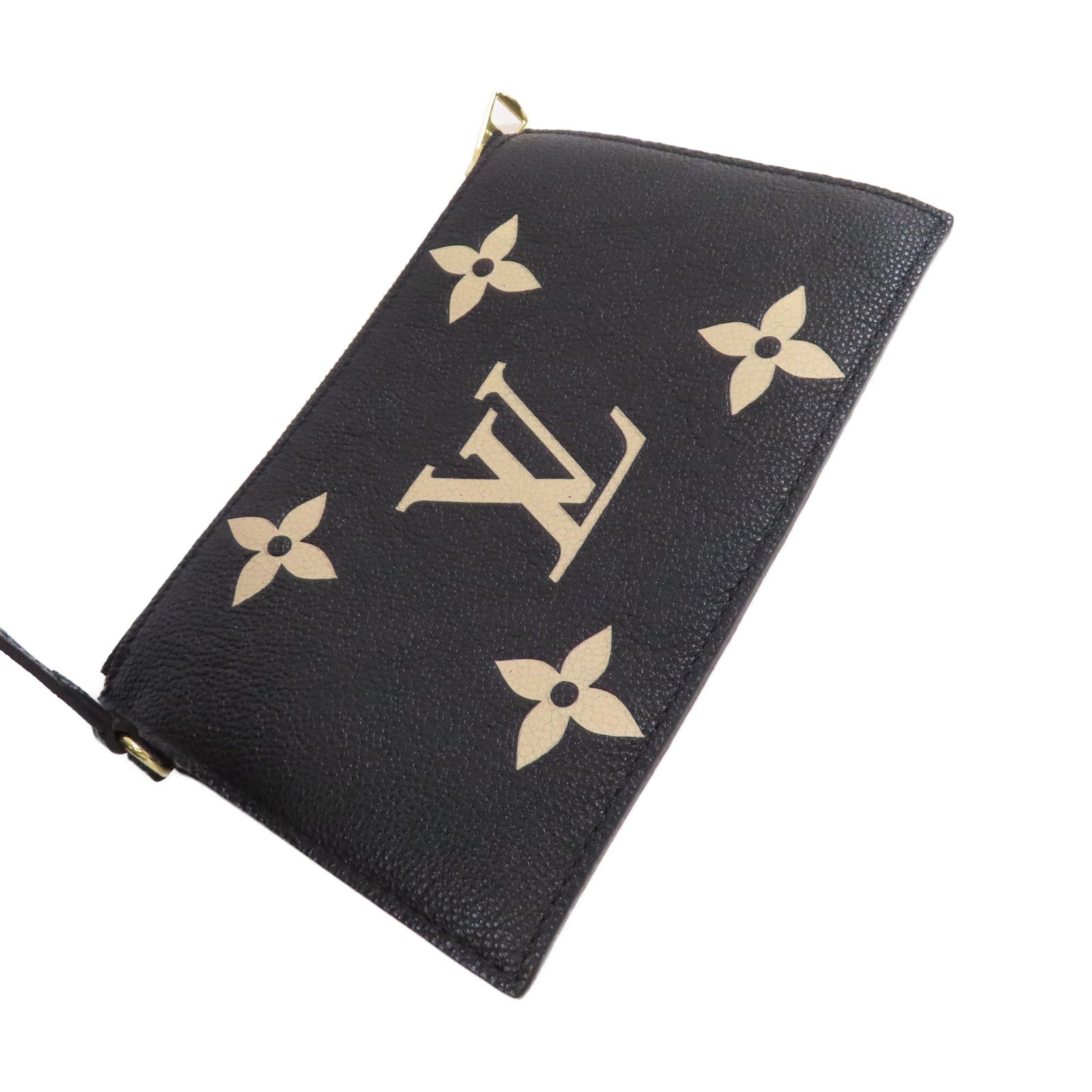 LOUIS VUITTON Monogram Empreinte Giant Neo Noe MM 2Way Shoulder Bag金扣手挽肩背兩用袋黑色/杏色