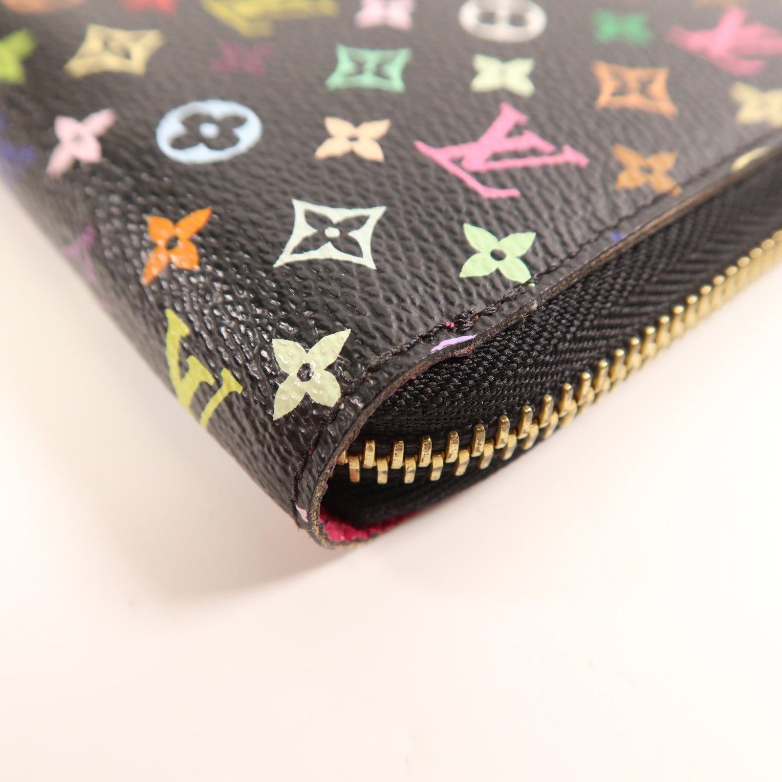 LOUIS VUITTON Monogram Multicolore Zipper Long Wallet金扣長錢包