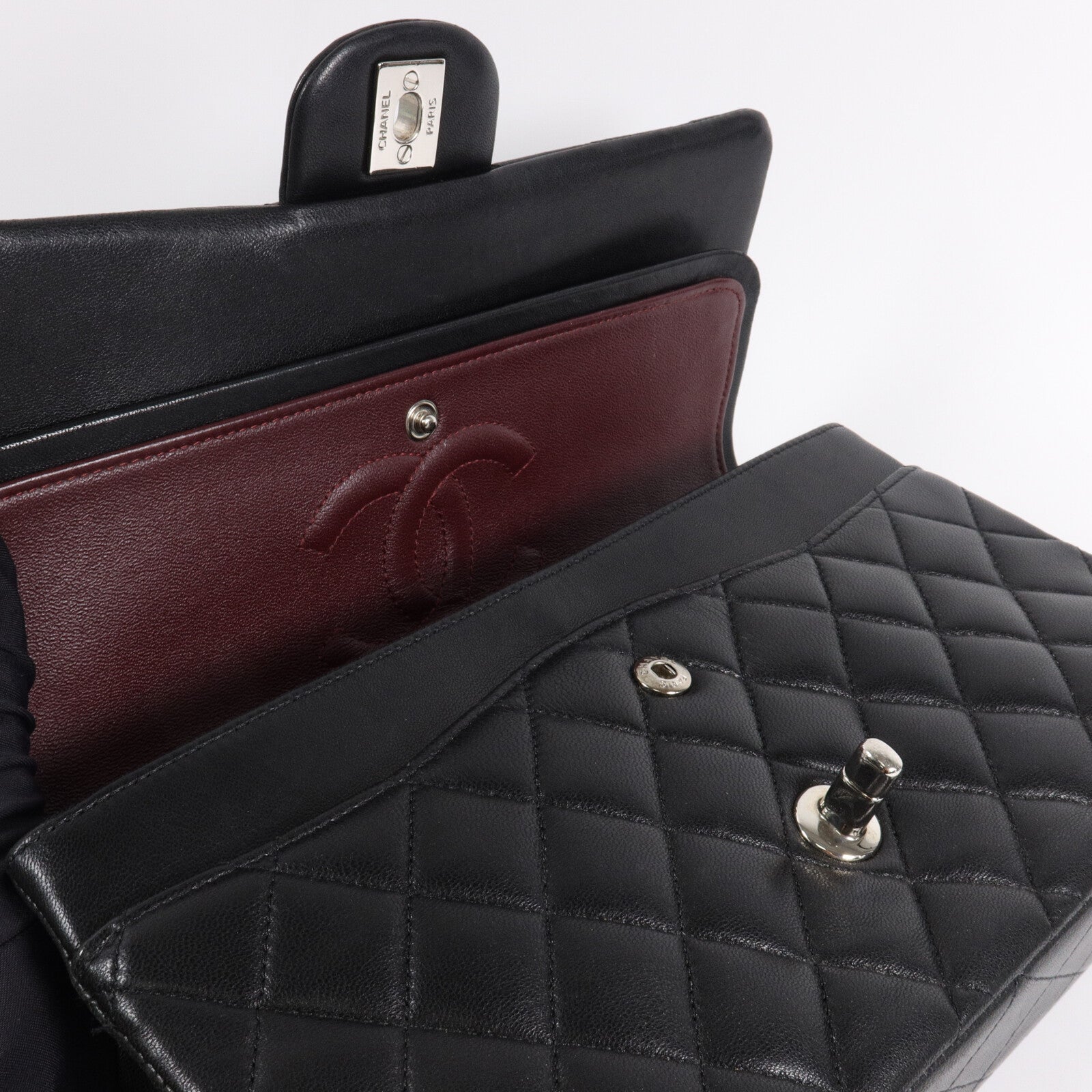 CHANEL 羊皮皮革Classic 25鏈帶肩背袋