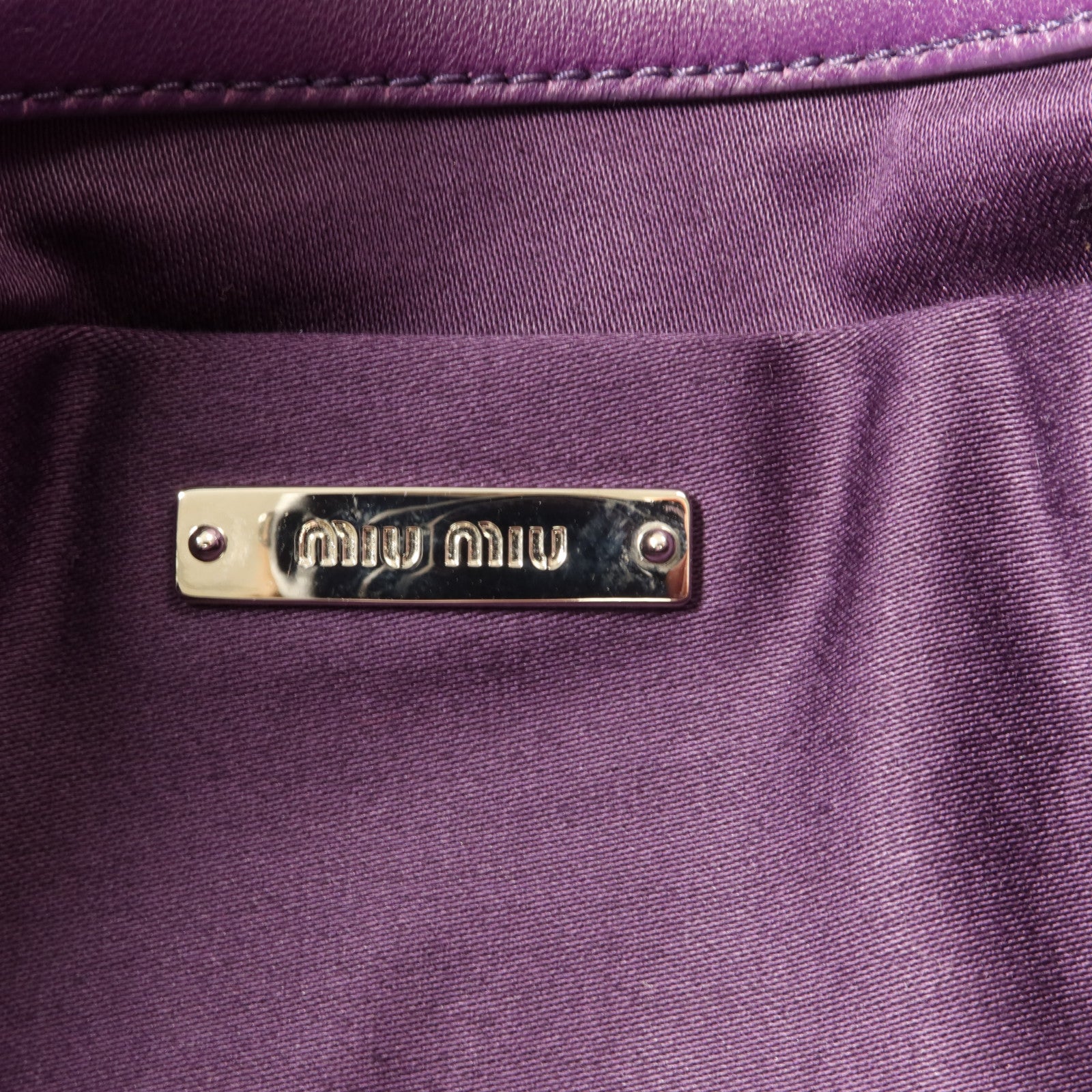Miu Miu 羊皮皮革Shoulder Bag肩背袋