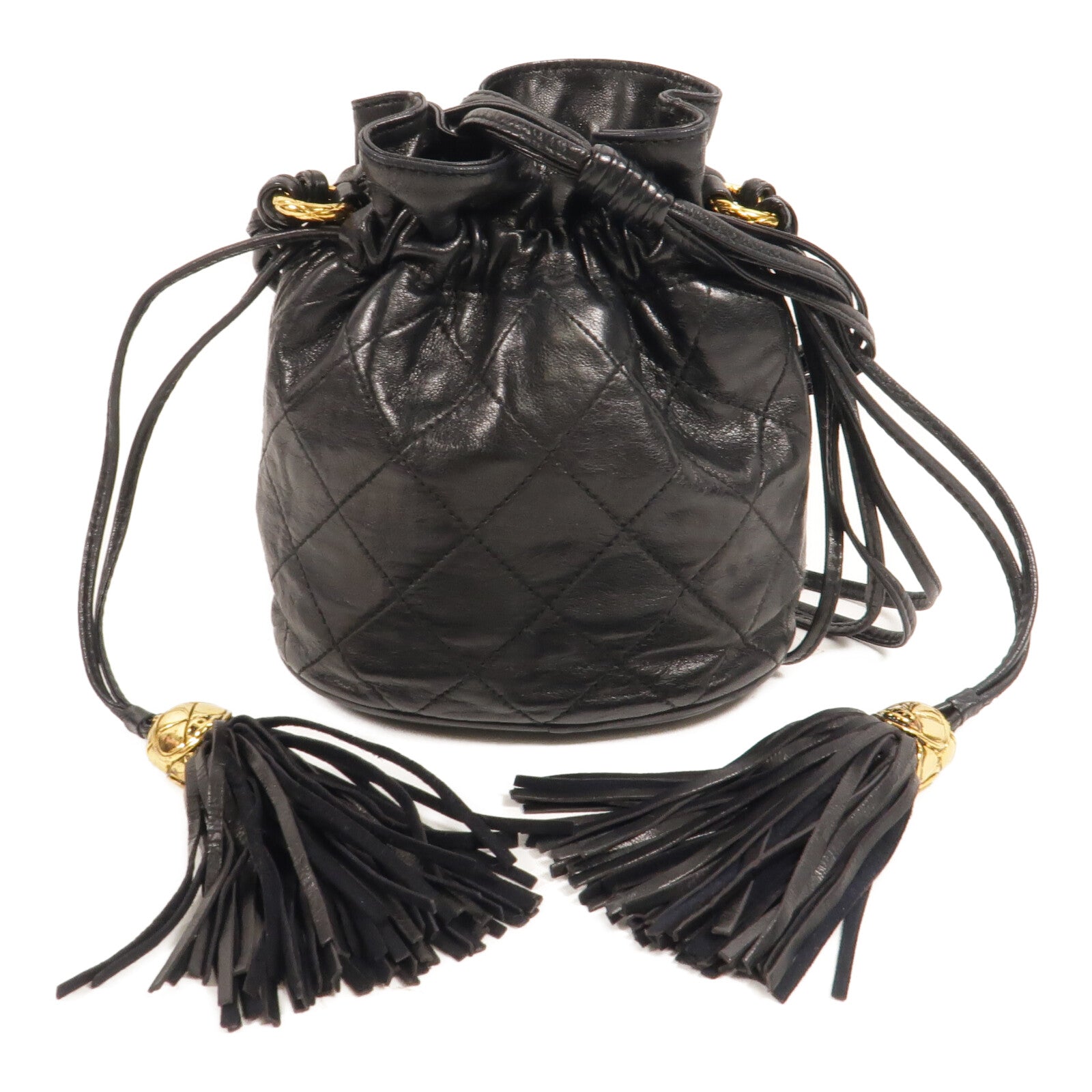 CHANEL 羊皮皮革Vintage Bucket肩背袋