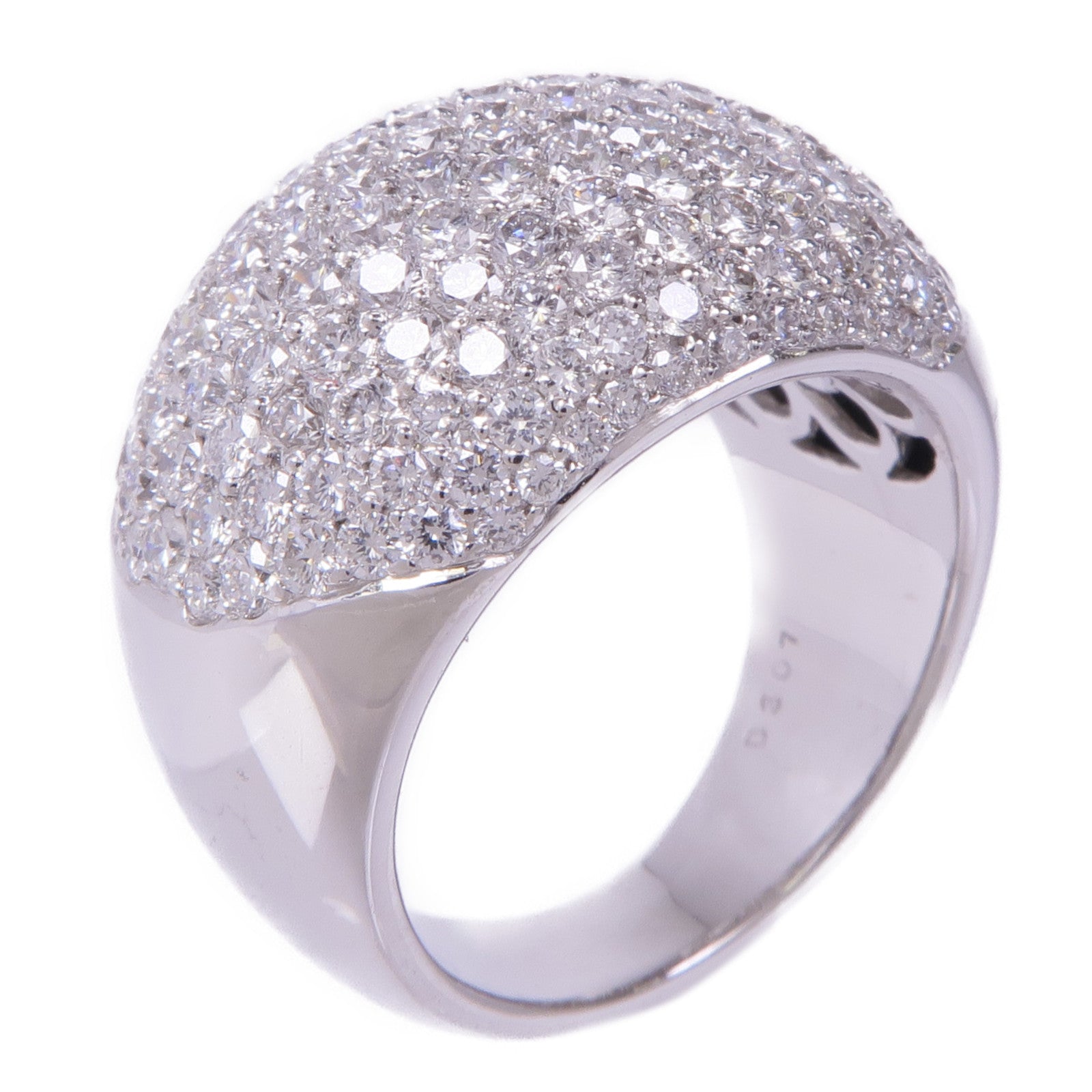 JEWELRY 【激減優惠】18K白金Diamond Ring鑽石戒指US#6.25