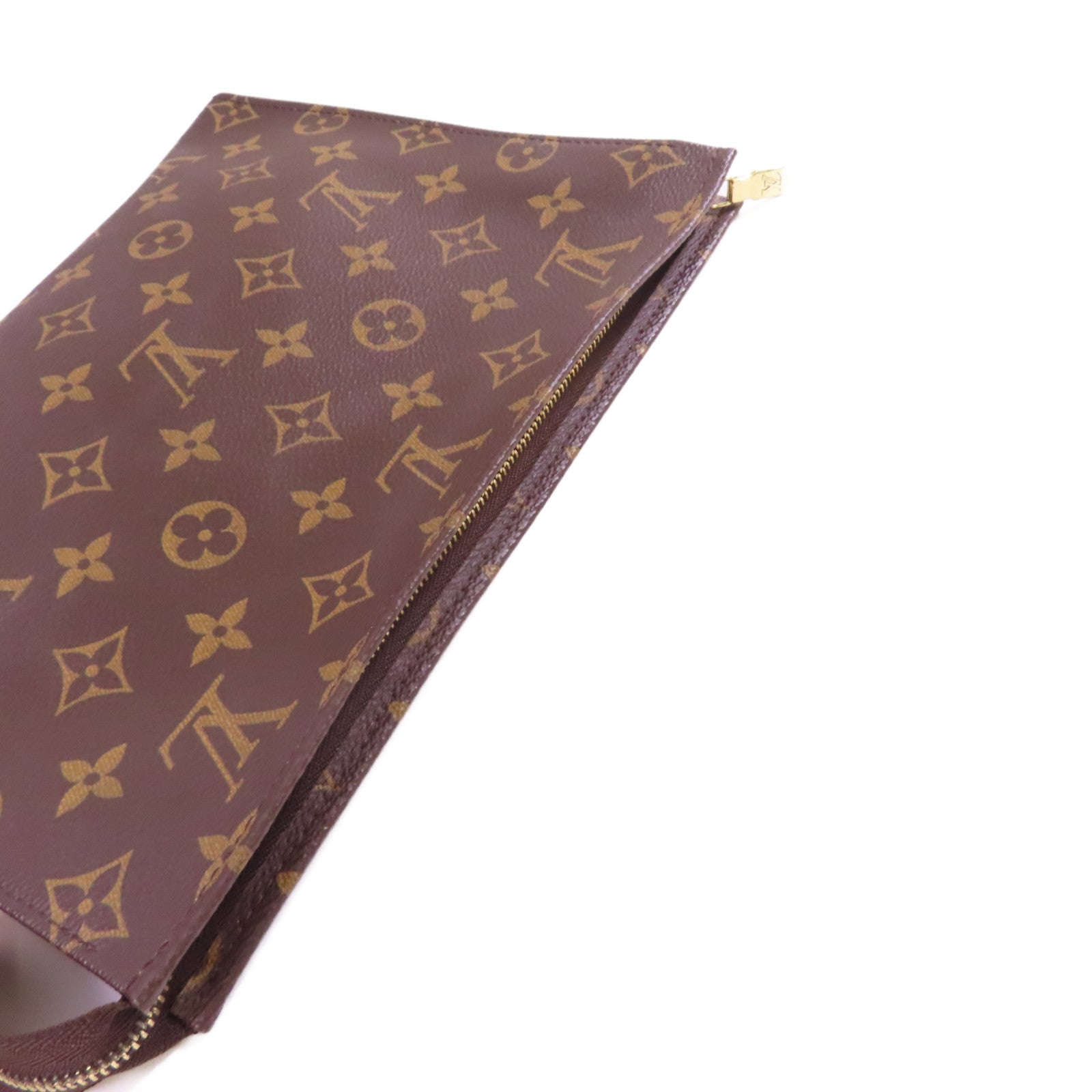 LOUIS VUITTON 【激減優惠】Monogram Toiletry Pouch 26金扣手拿包啡色