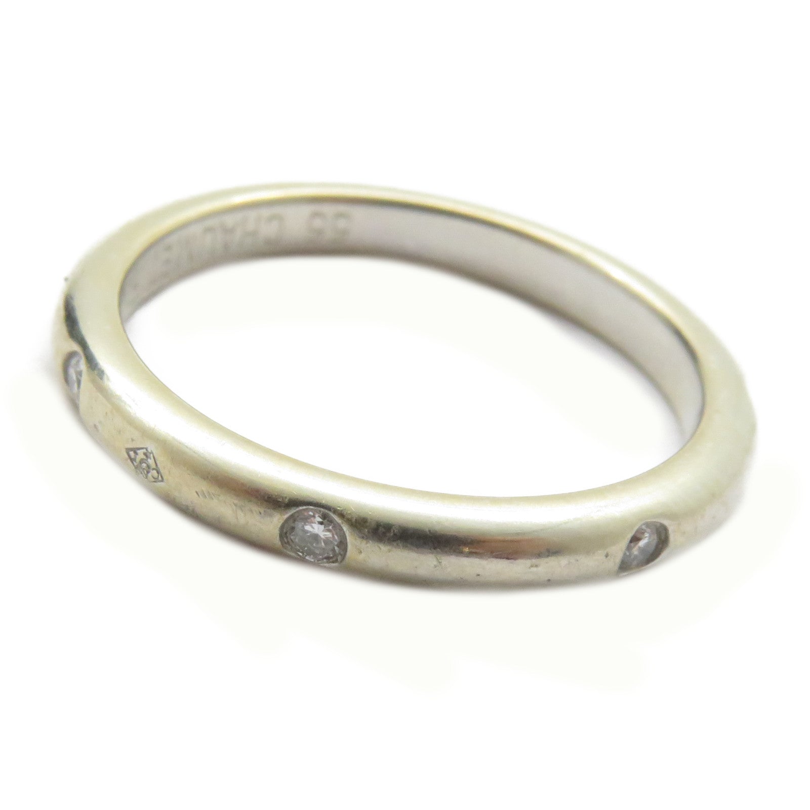 Chaumet PT950鉑金Diamond Ring鑽石戒指Chaumet#55/US#7