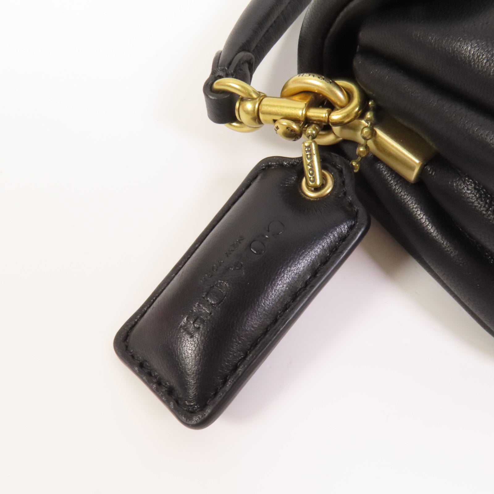 COACH 羊皮皮革Tabby Bag金扣手挽肩背兩用袋