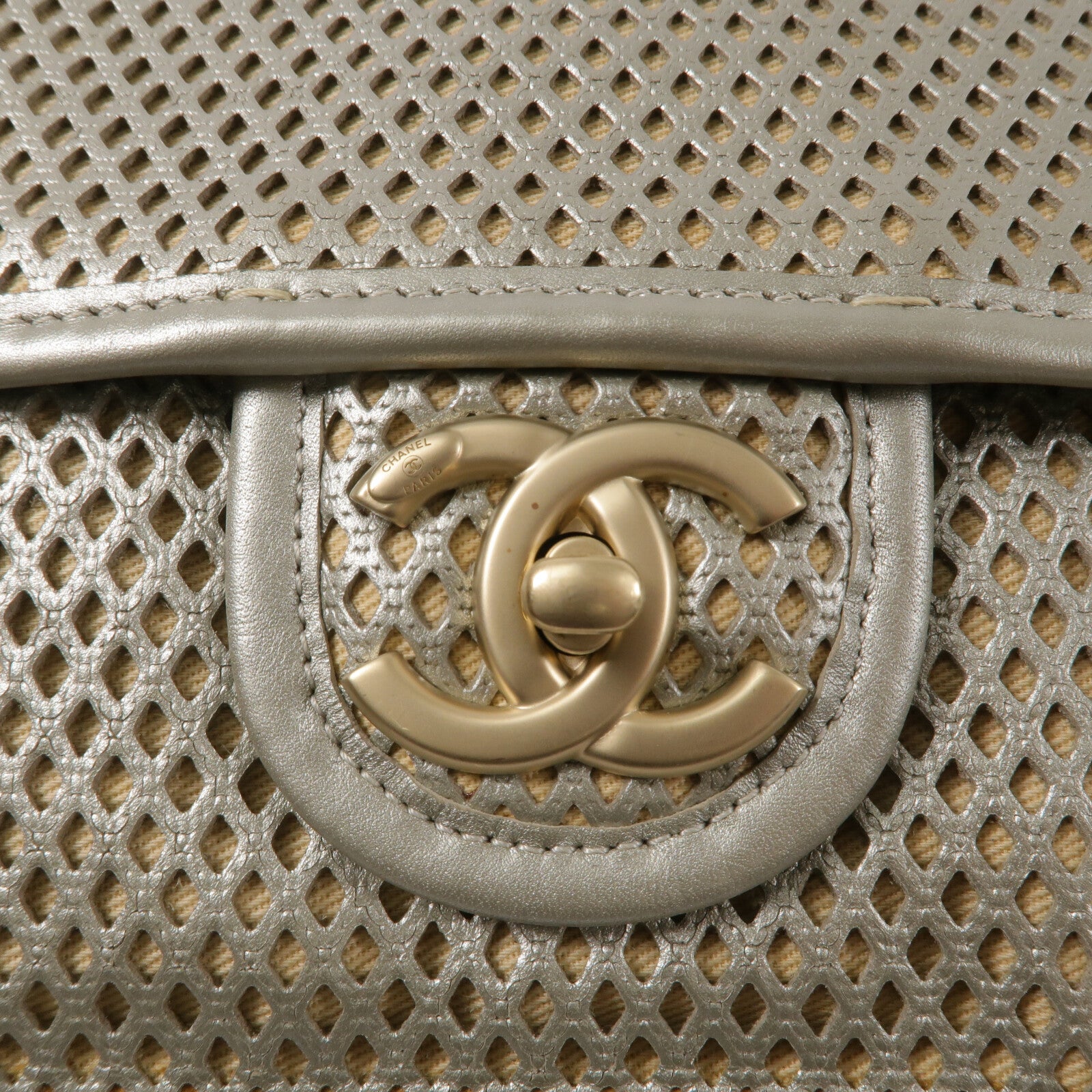 CHANEL 牛皮皮革Chain Shoulder鏈帶肩背袋
