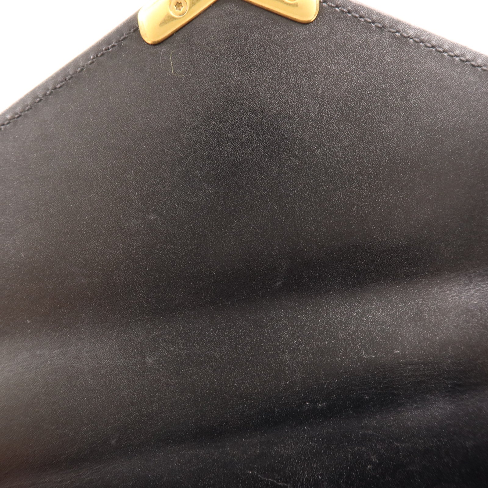 YVES SAINT LAURENT 牛皮皮革Cassandra Mini金扣手挽肩背兩用袋